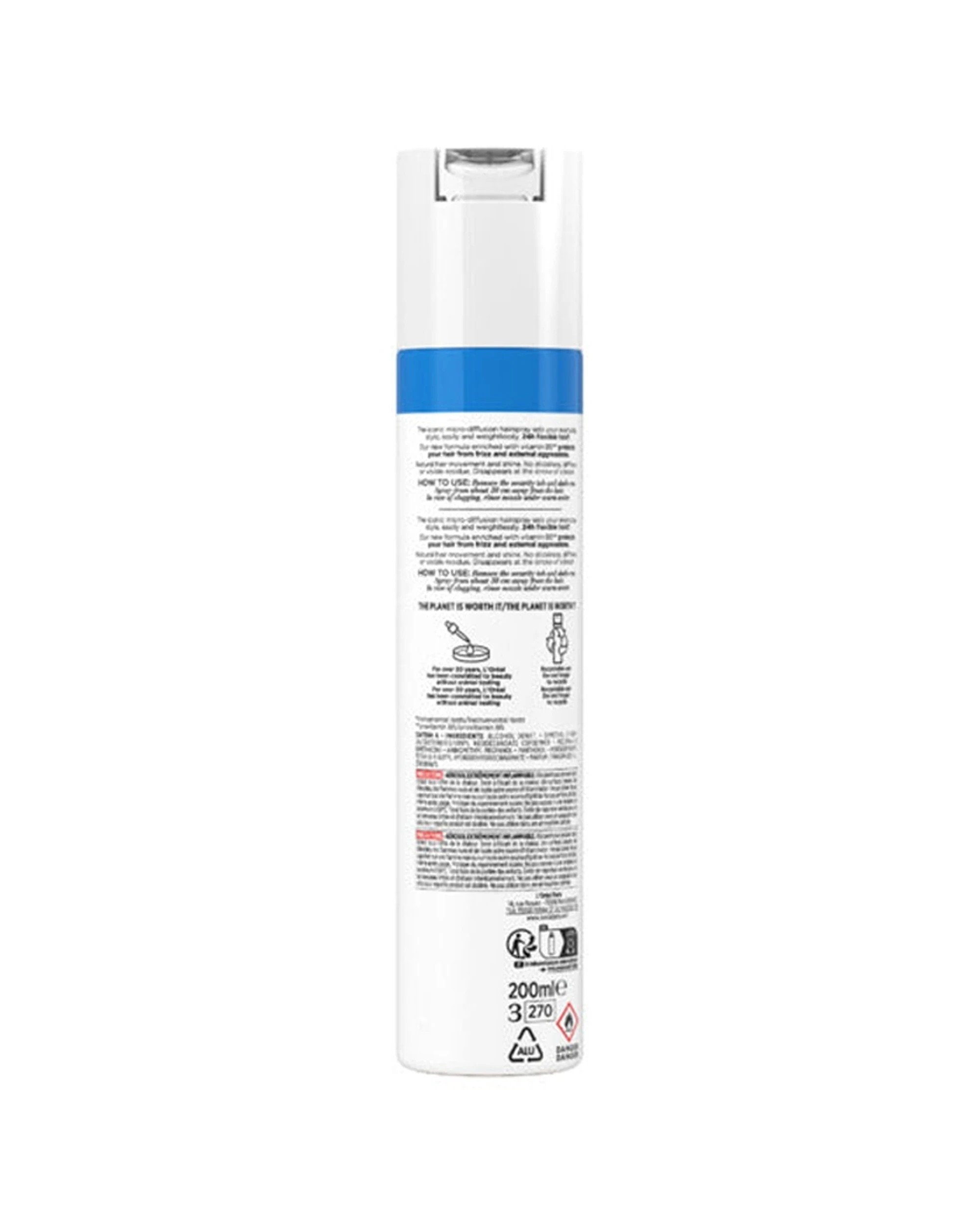 2 Loreal Elnett Flexible Hold Hair Spray 400ml, 2 of 2