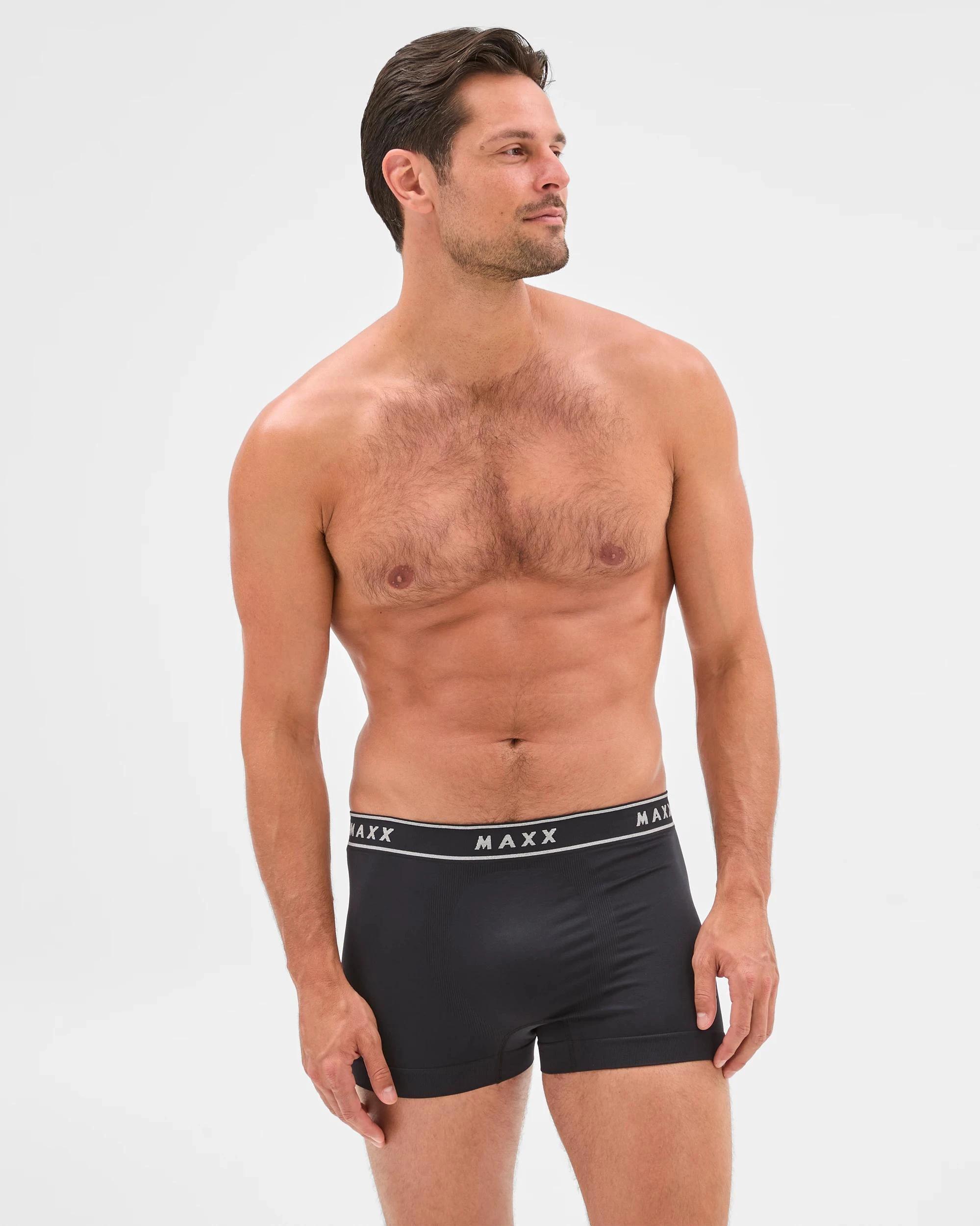 2 Maxx 3 Pack Mens Seamfree Trunks MULTI, 2 of 4