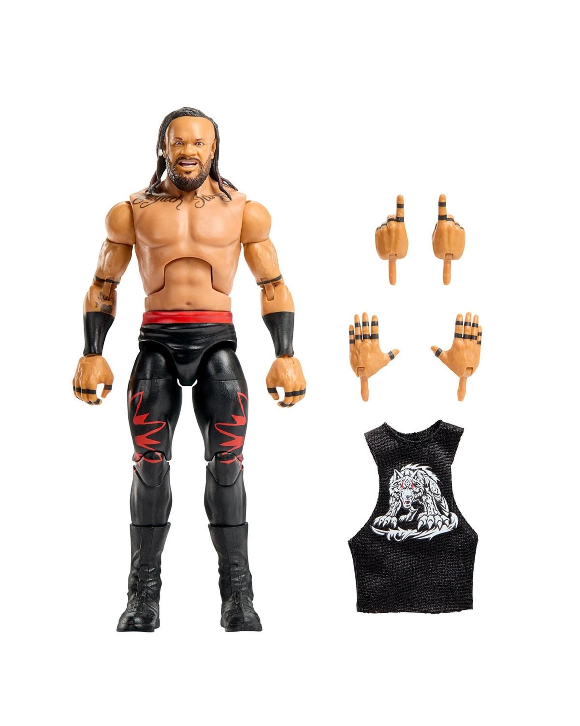 2 WWE Elite Collection Greatest Hits Series 9 Jacob Fatu Action Figure, 2 of 7
