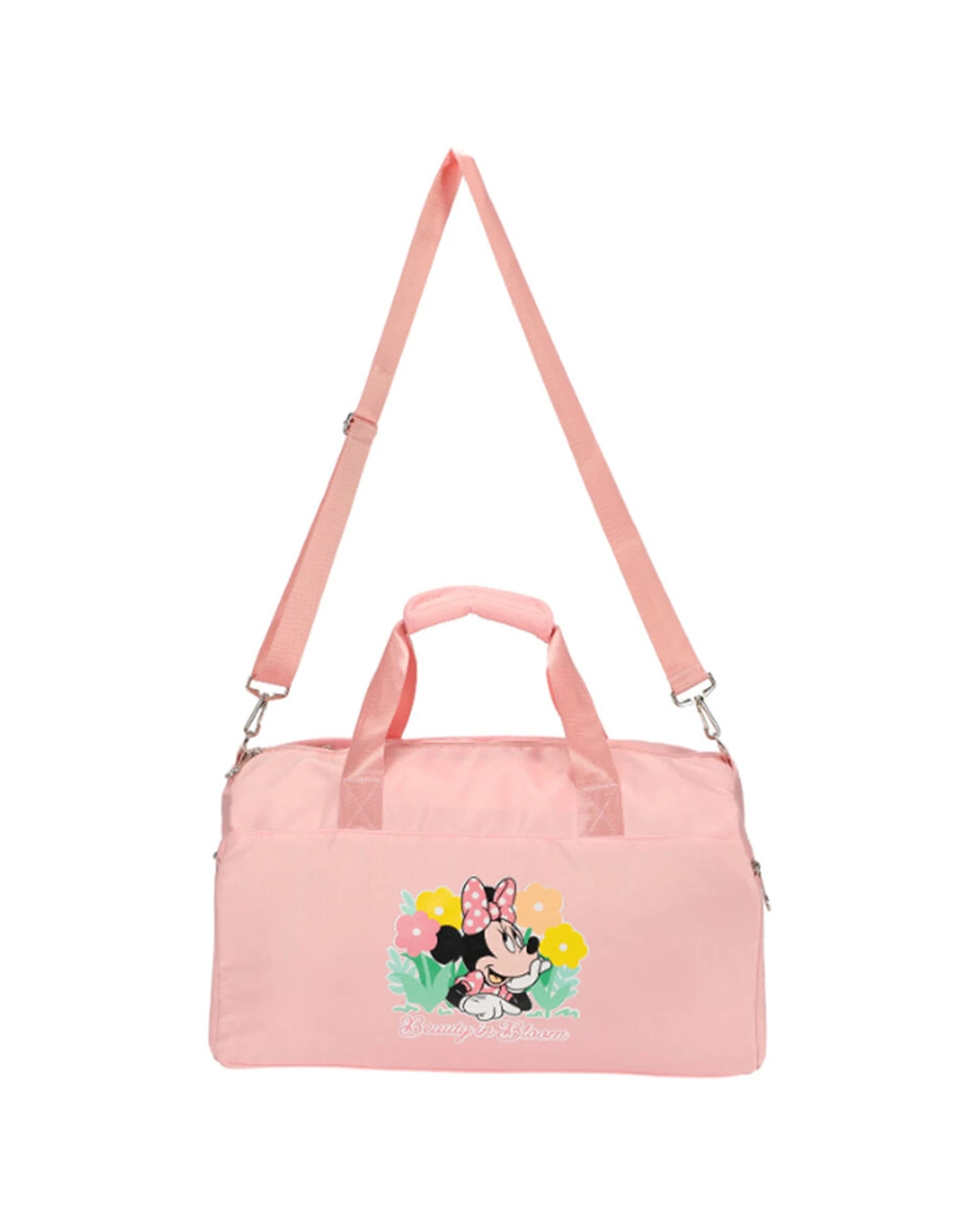 1 Disney Mickey Mouse Tote Bag With Strap - Pink, 1 of 4