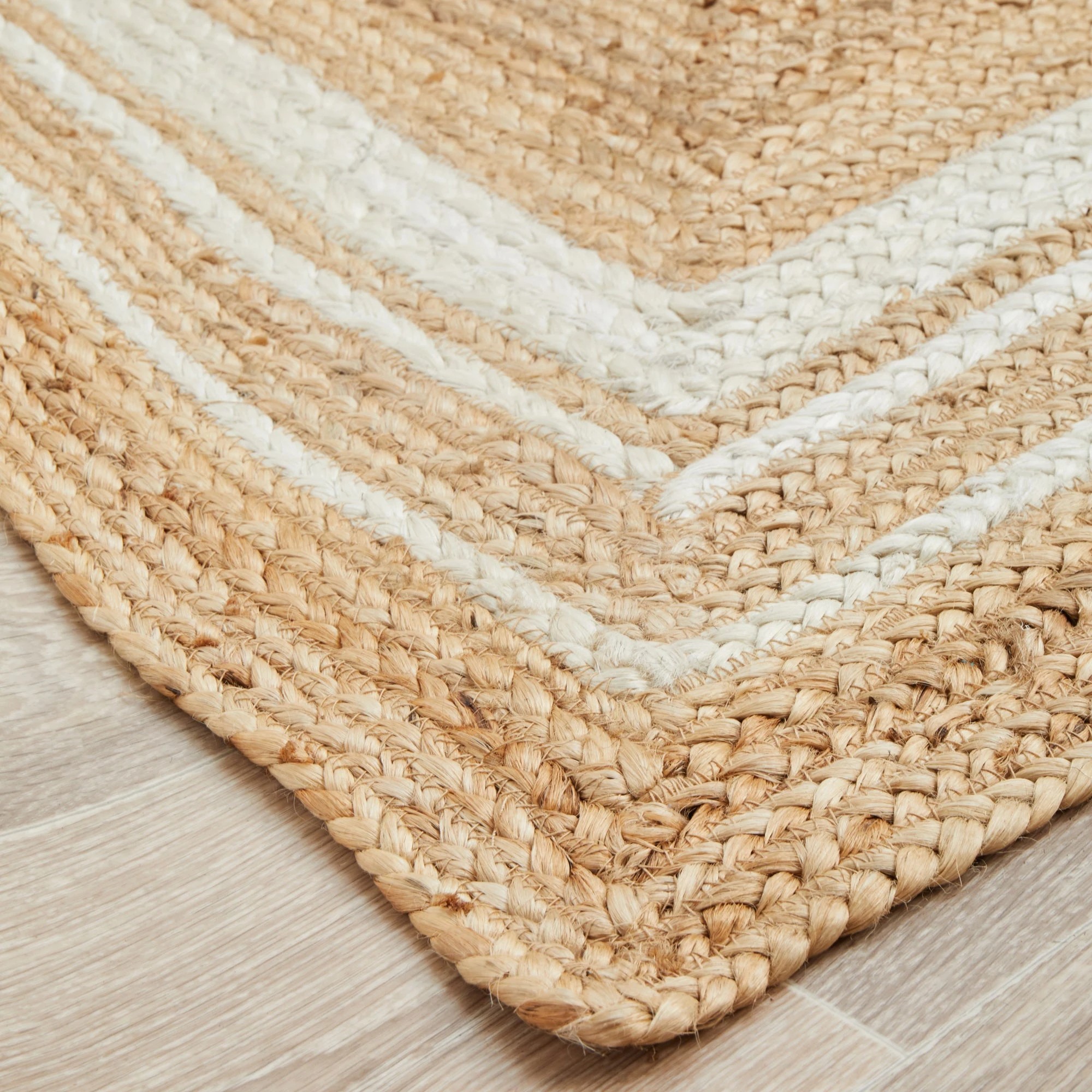 5 Common Ground Rugs Drift 111 220x150cm - Medium Jute Rug - Natural, 5 of 10