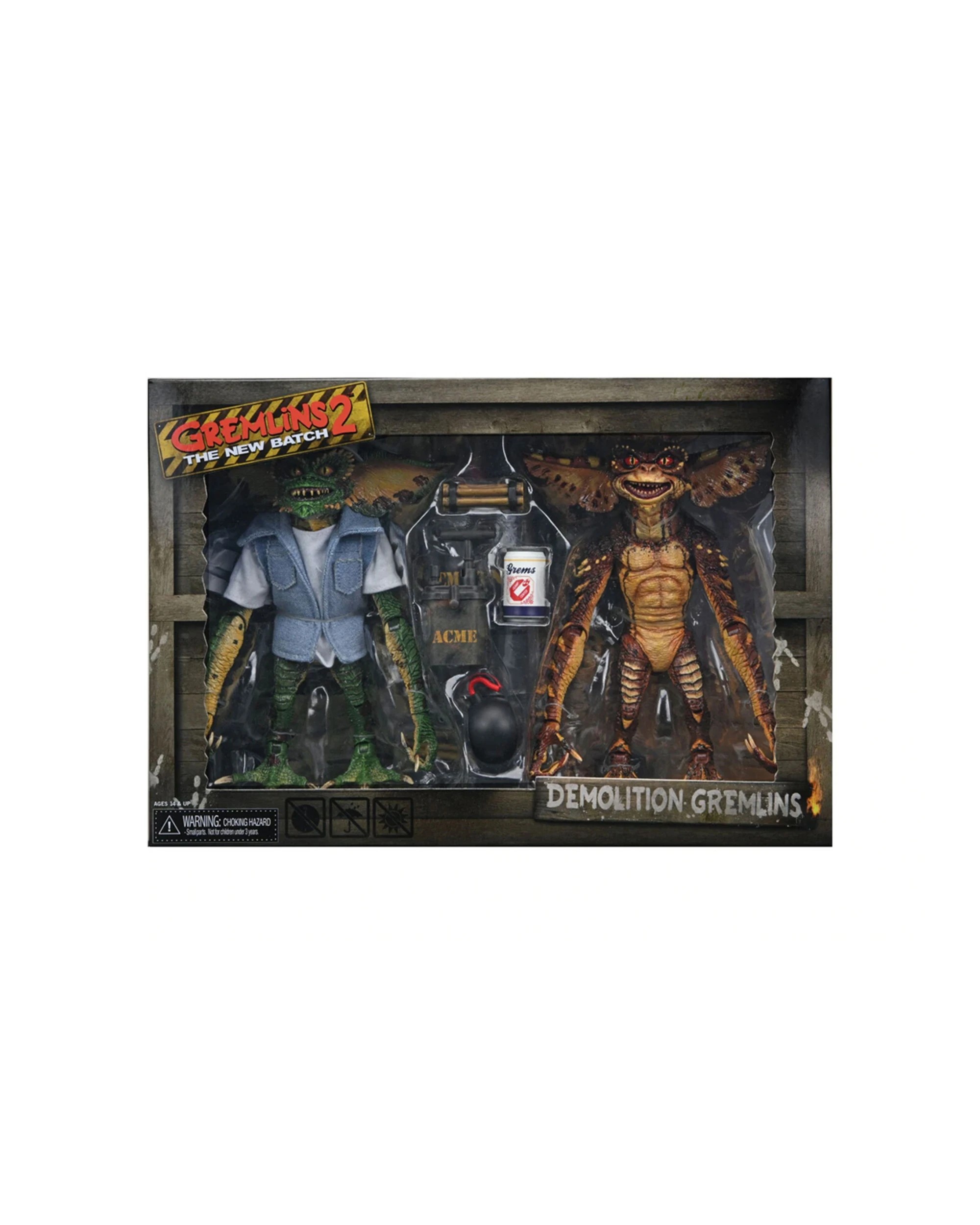 1 NECA 2PK Gremlins Demolition Gremlin Action Figure Set Toy 7in - Multi, 1 of 3