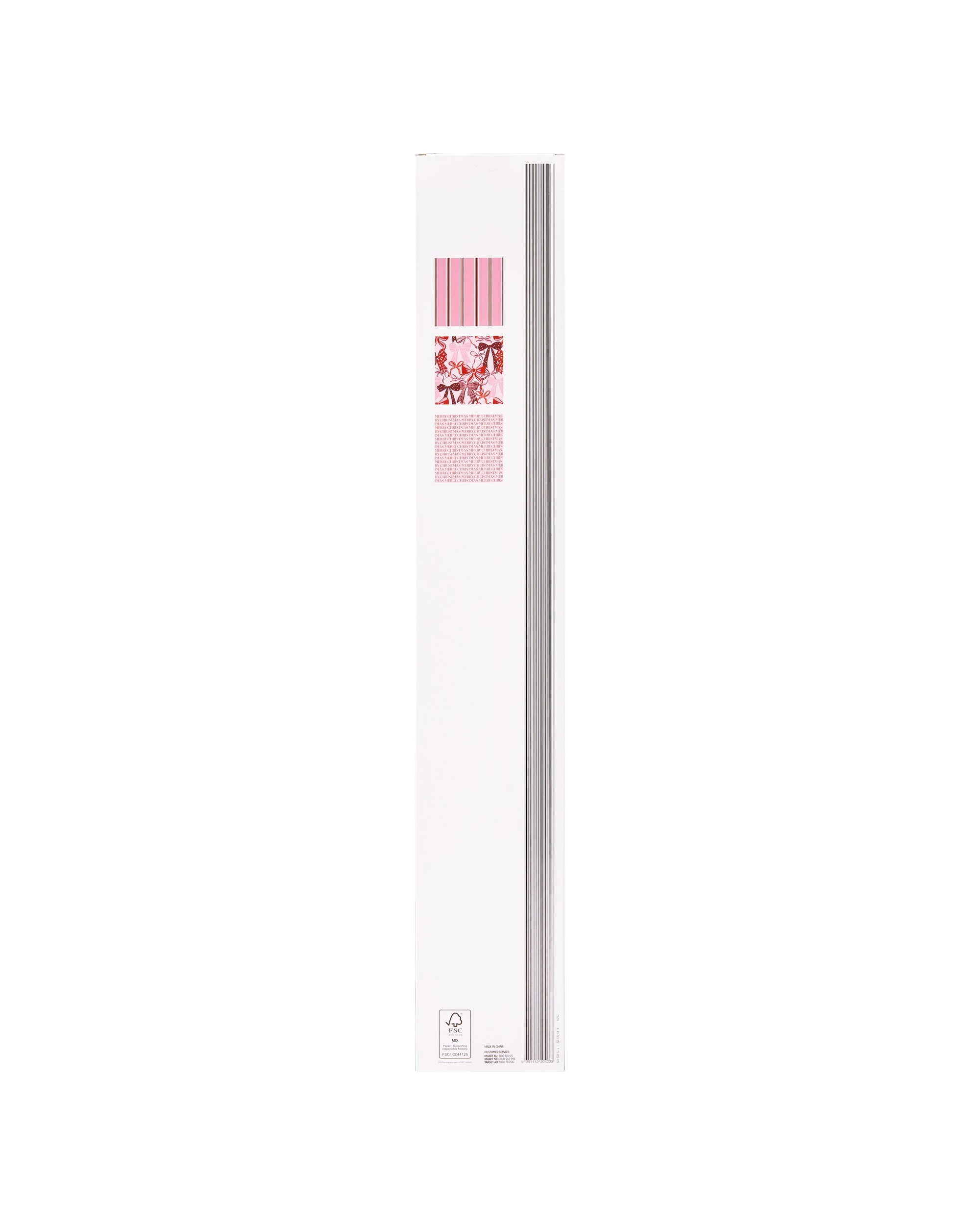 5 3 Pack 4m Pink and Fig Gift Wrapping Paper, 5 of 5