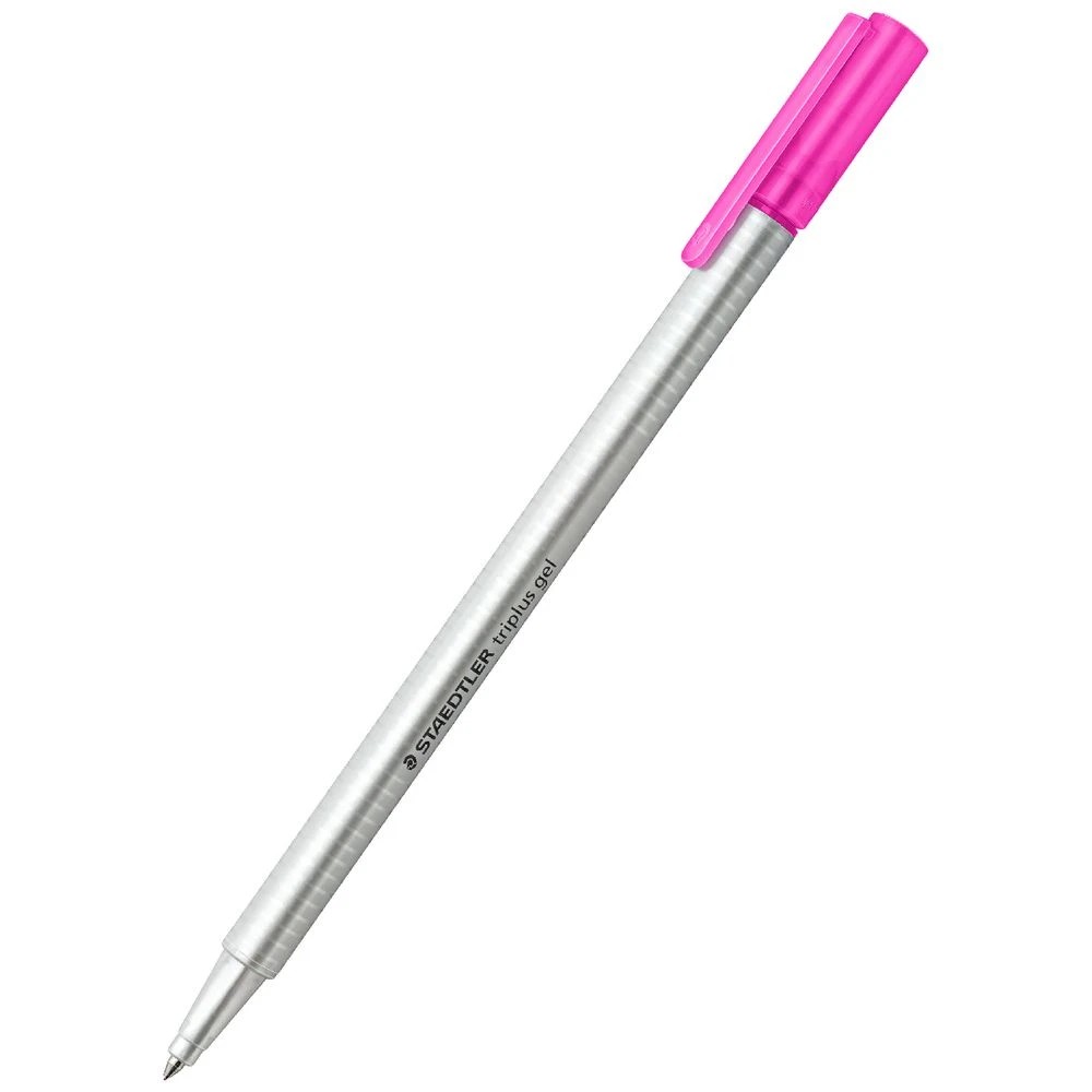 2 Staedtler Triplus Plus Gel Pen 0.7mm Magenta, 2 of 4