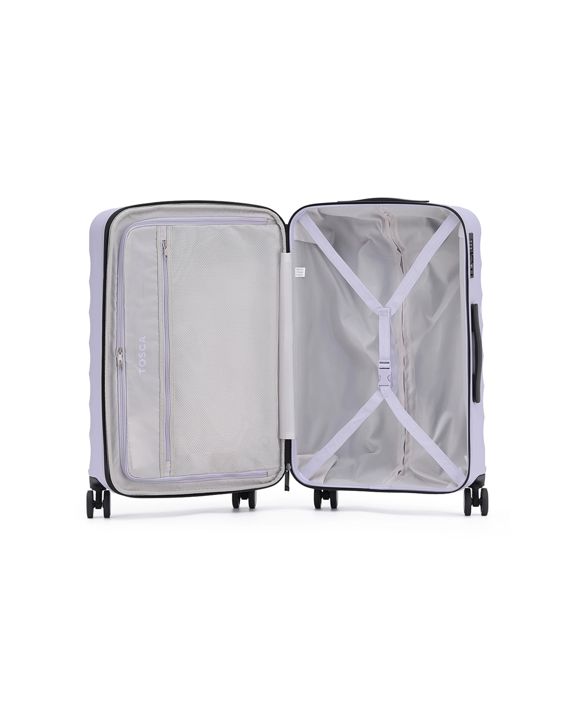 3 Tosca Interstellar 2.0 Hard Shell Luggage Suitcase 26" Medium - Purple, 3 of 5