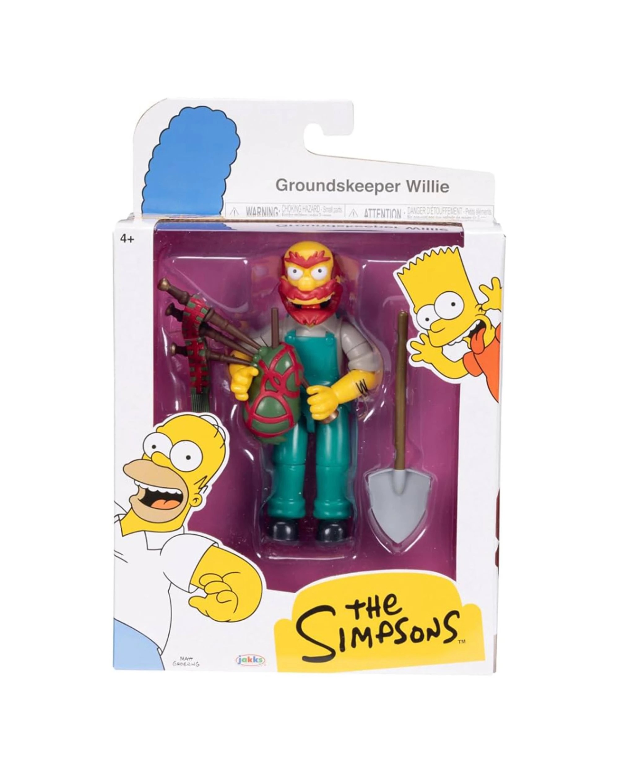 1 The Simpsons Groundskeeper Willie Wave 1 5 Inch Scaled Figure, 1 of 3