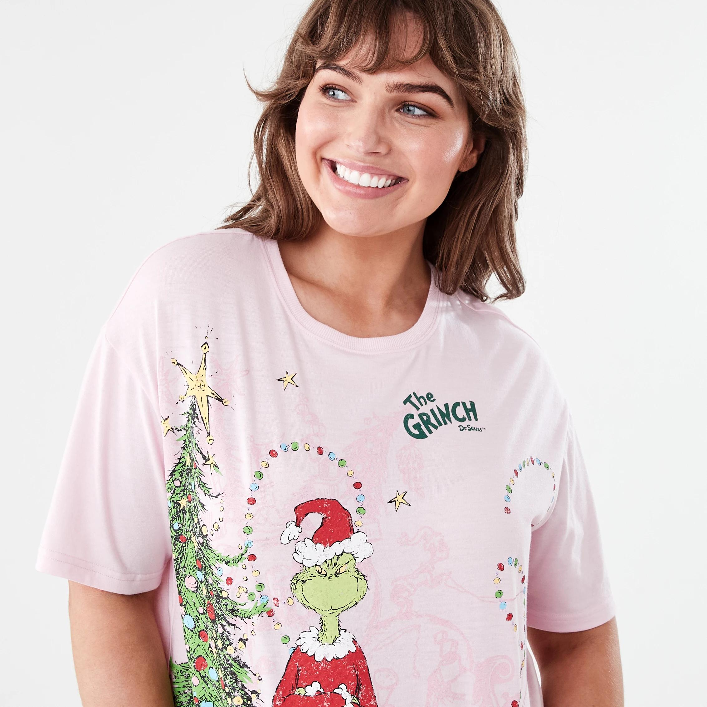 4 The Grinch License Family Matching Christmas Knit Pyjama Set CHRISTMAS GRINCH BALLERINA, 4 of 7