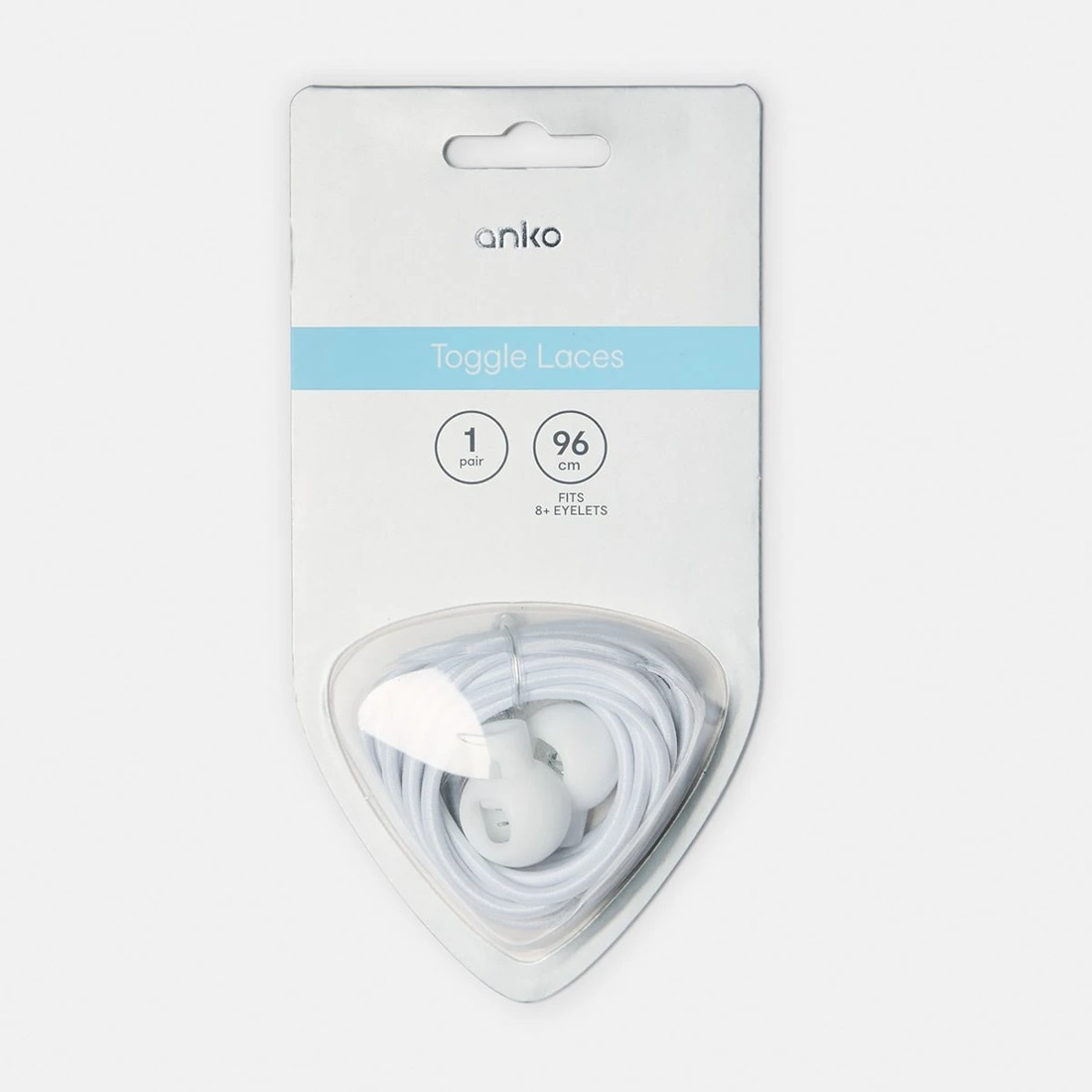 5 Toggle Laces - White, 5 of 5