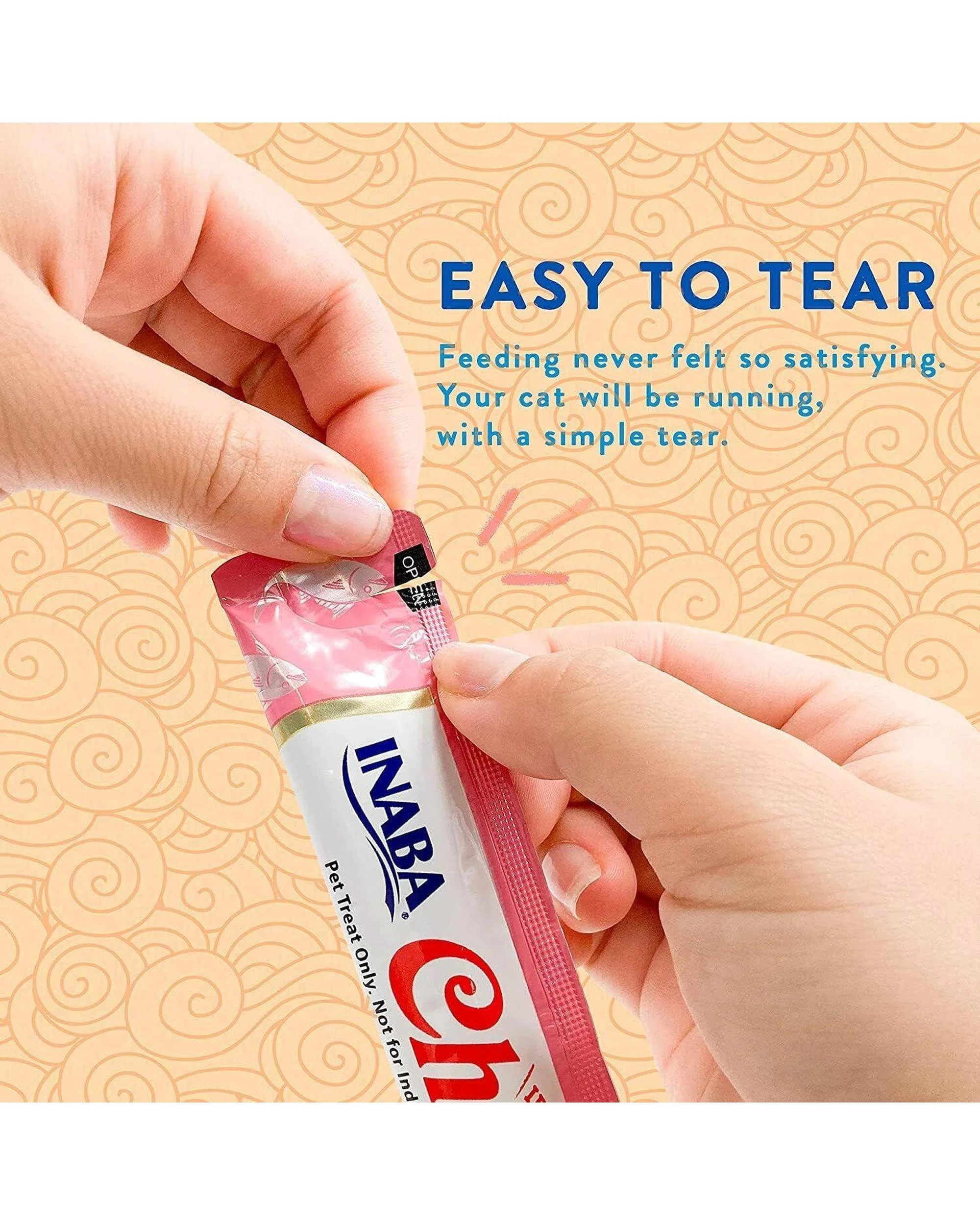 4 Inaba Churu Puree Lickable Cat Treats Tuna Variety Box 50 x 14g, 4 of 7