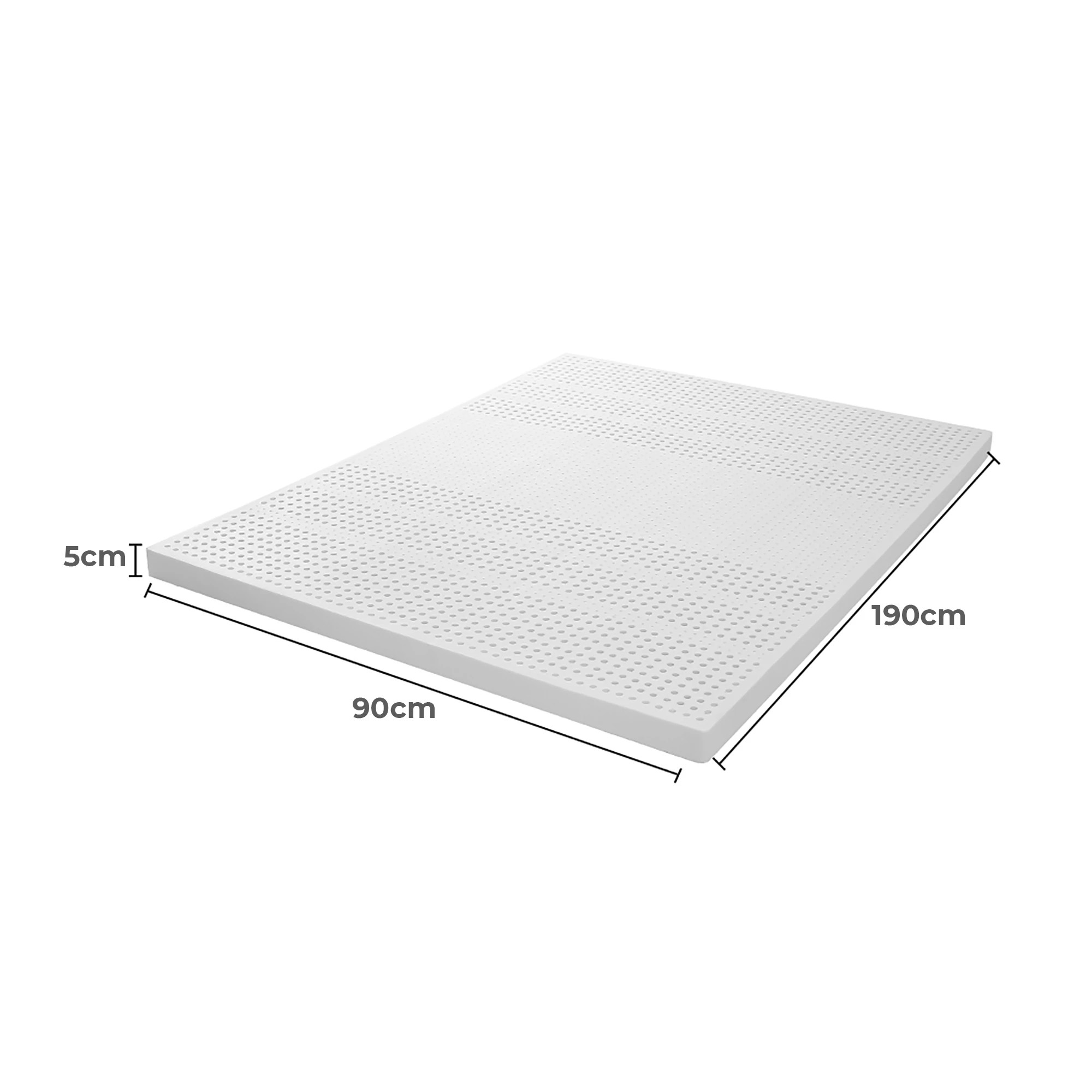 3 Dreamz Latex Mattress Topper Single, 3 of 6