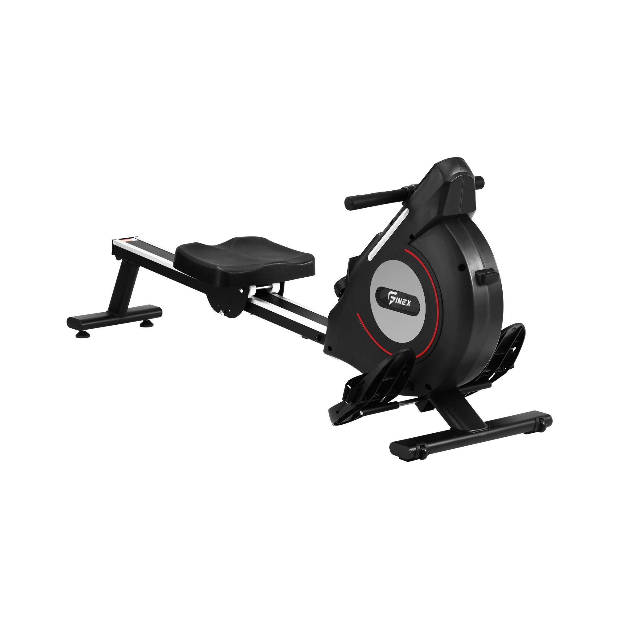 6 Finex Magnetic Rowing Machine Cardio Gym Exercise - Black, 6 of 10
