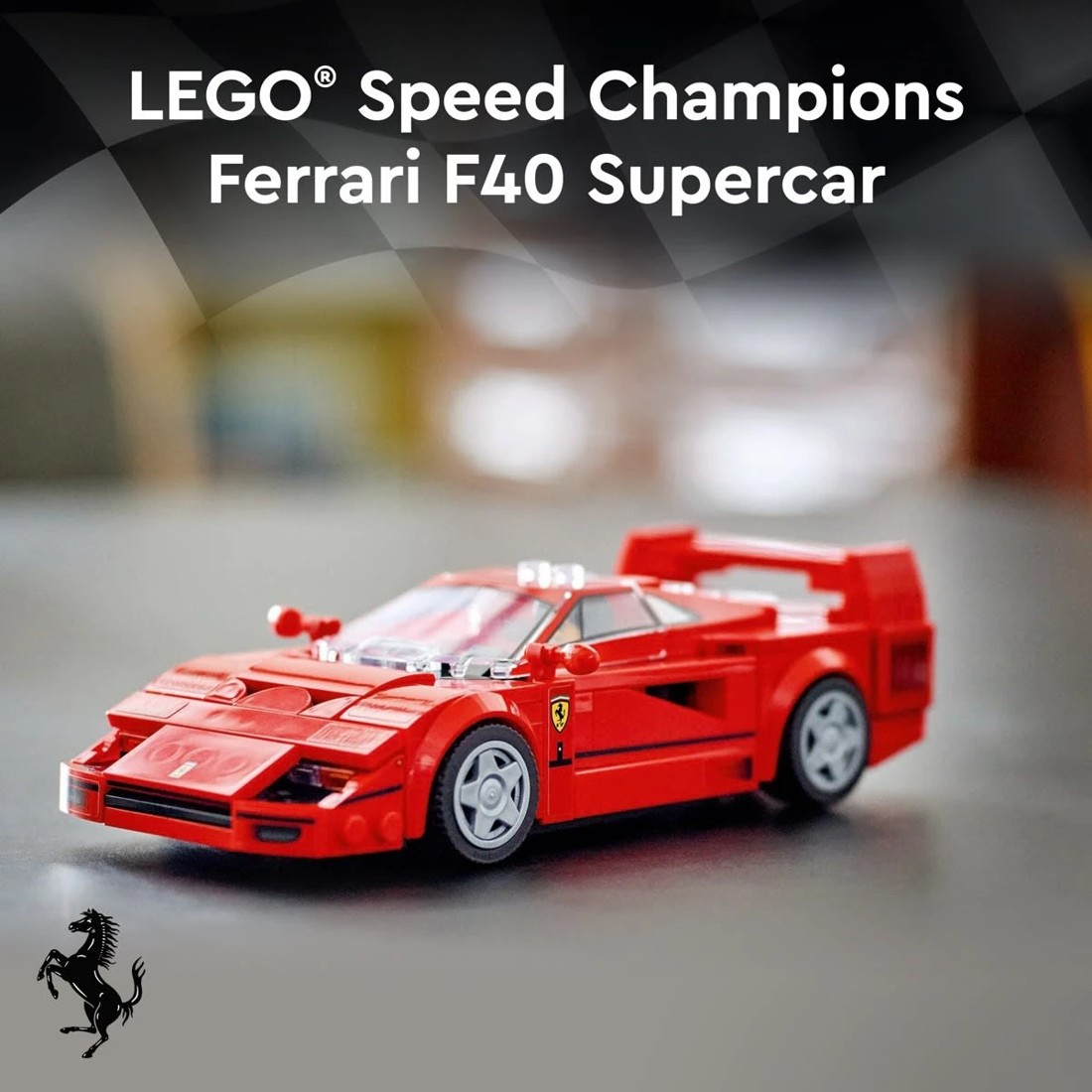 4 LEGO Speed Champions Ferrari F40 Supercar Vehicle 76934, 4 of 10