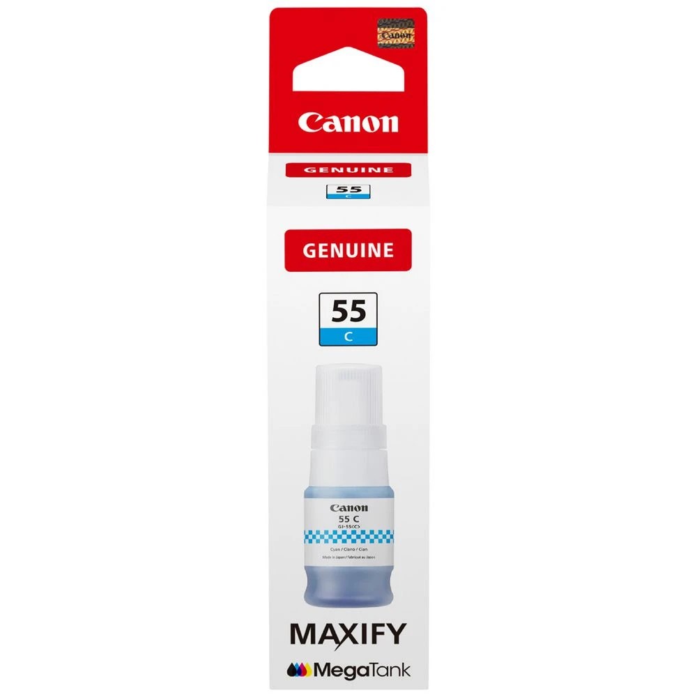 2 Canon GI-55 Ink Bottle Cyan, 2 of 3