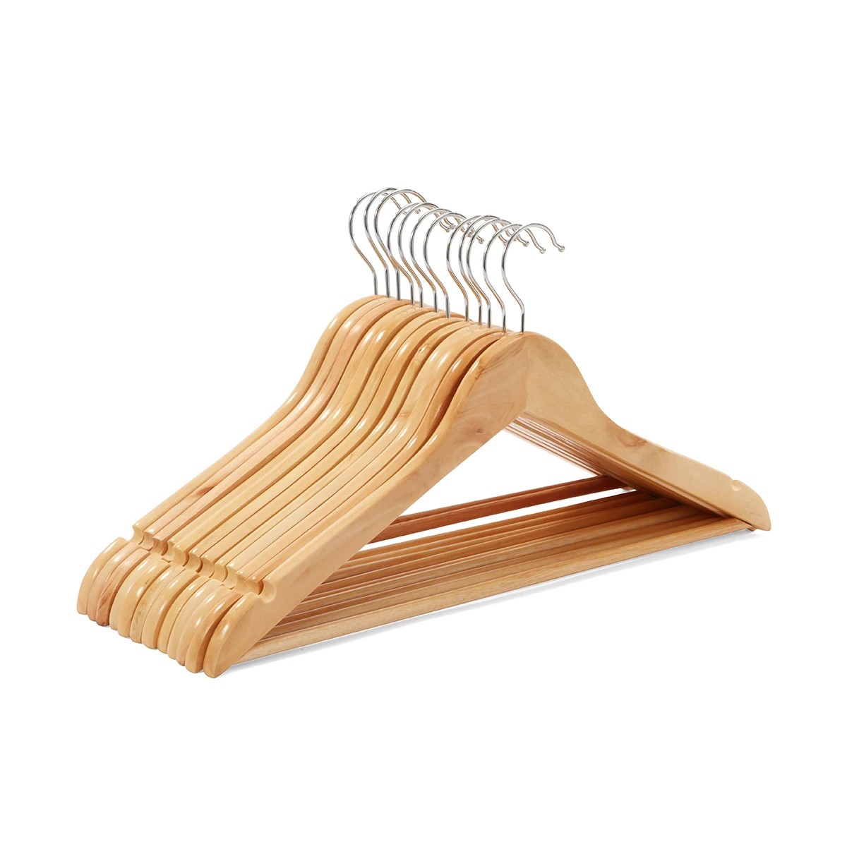 5 12 Pack Wooden Hangers, 5 of 8