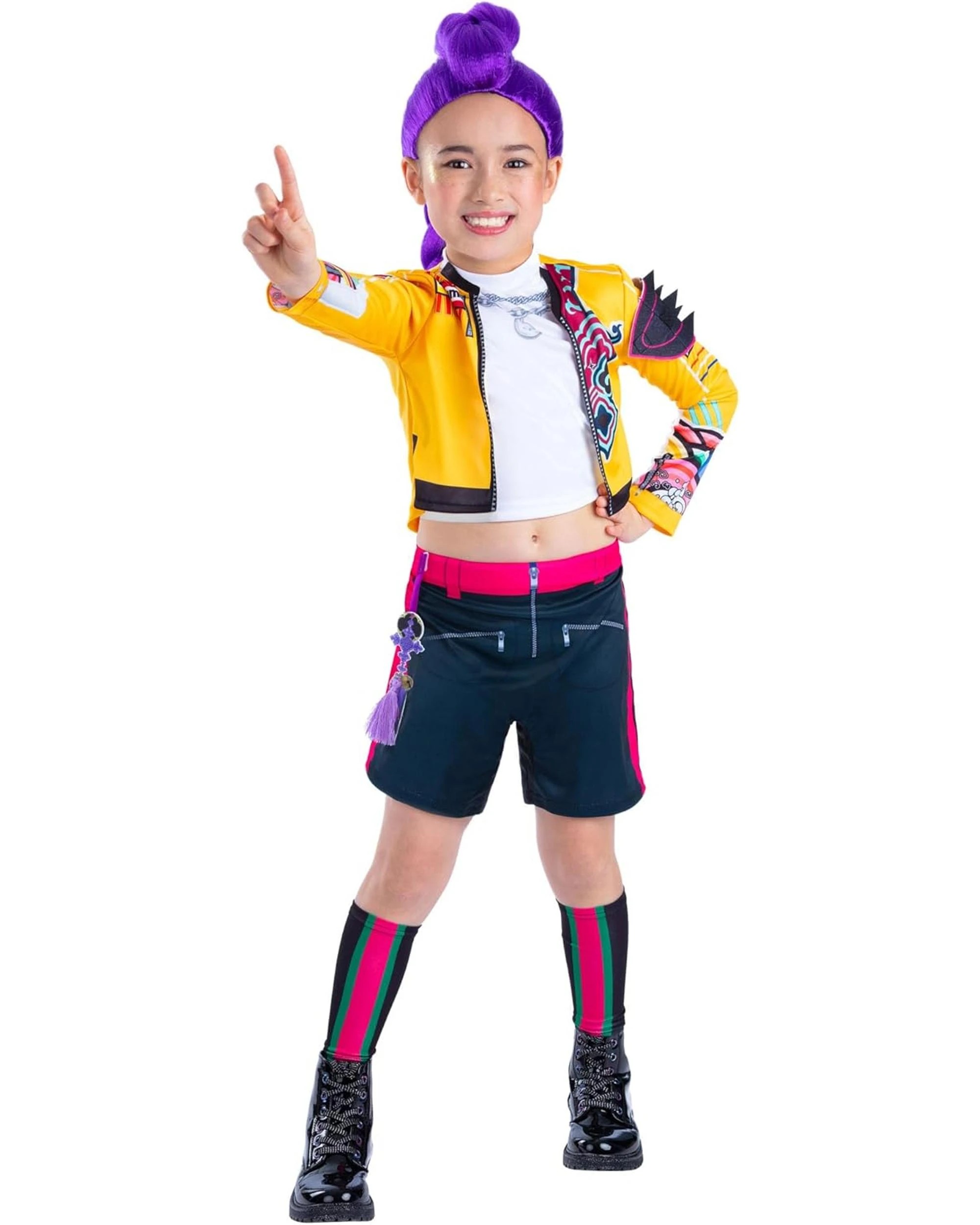 1 K-Pop Demon Hunters Rumi Core Costume Child Size 5 - 6 Years, 1 of 4
