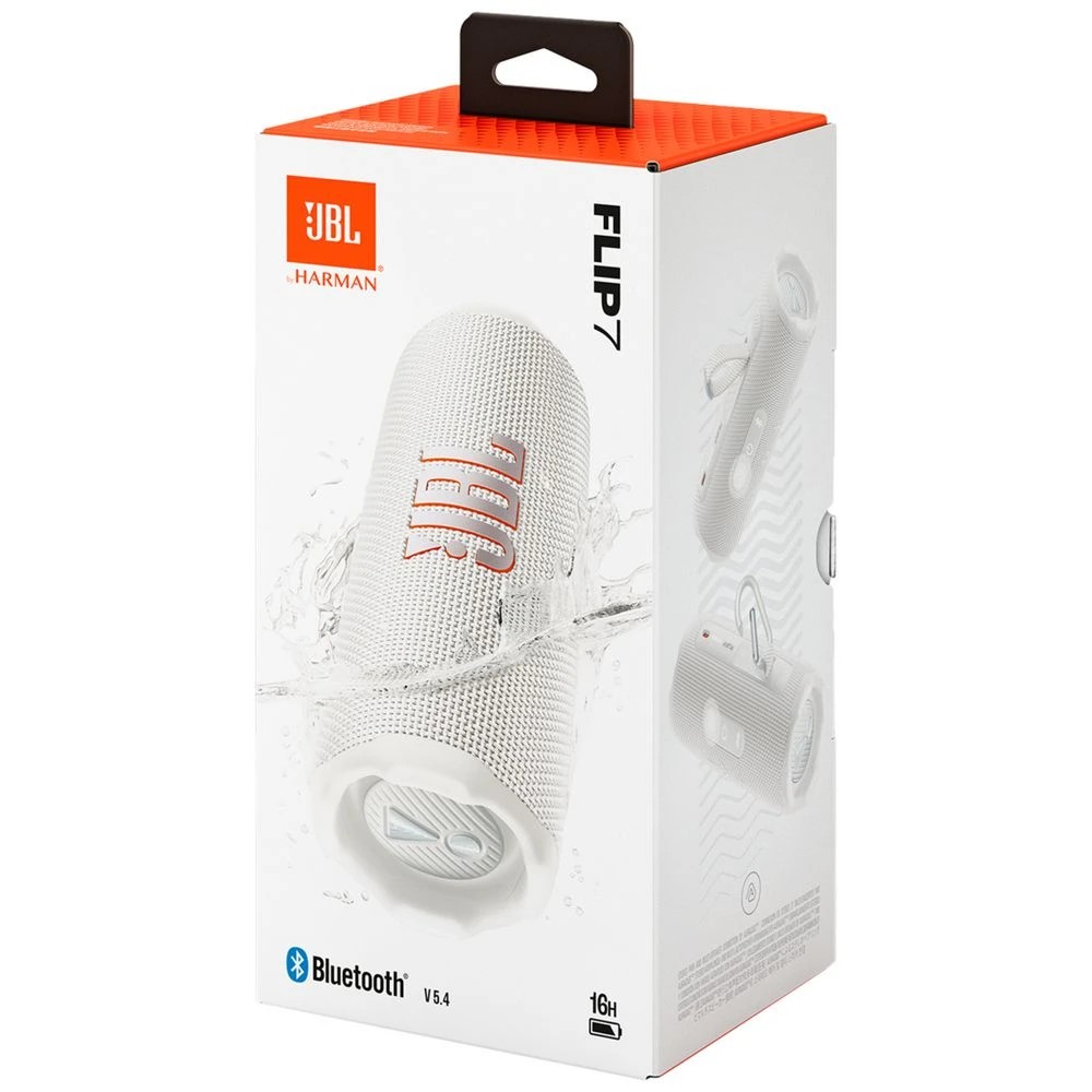 9 JBL Flip 7 Bluetooth Speaker White, 9 of 9