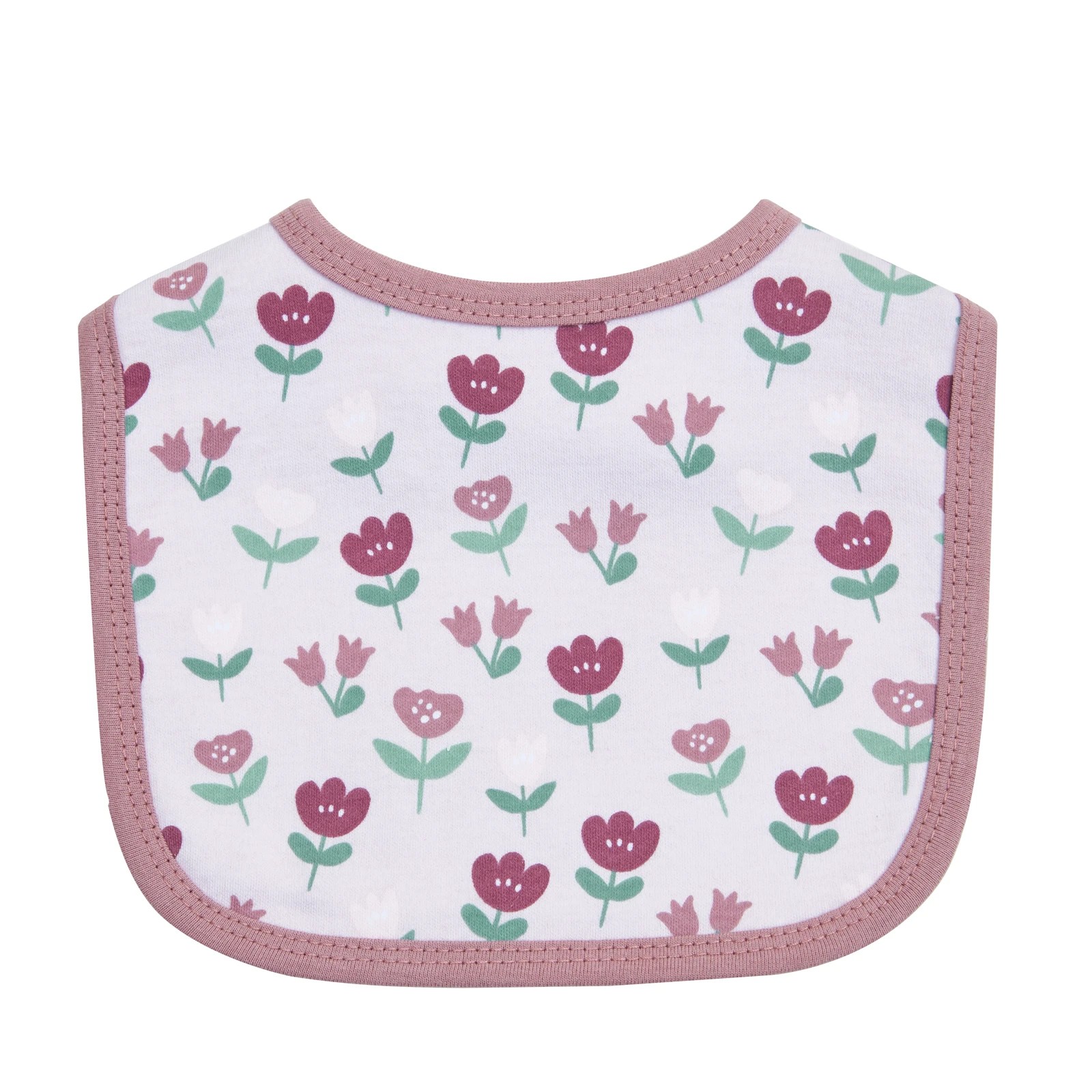 4 Big Softies 3 Pack Applique And Printed Bibs, Floral, 4 of 6