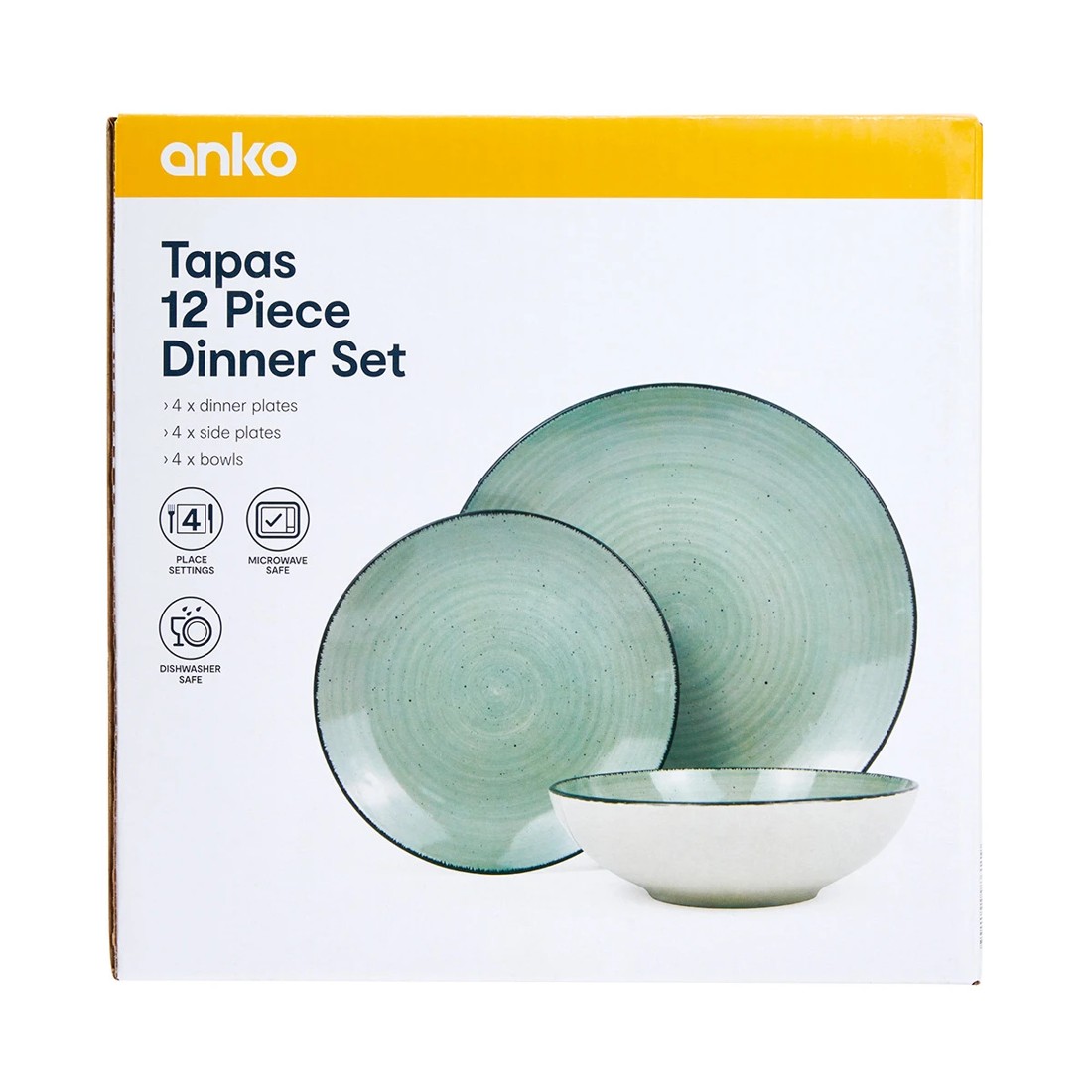 6 Tapas 12 Piece Dinner Set, 6 of 6