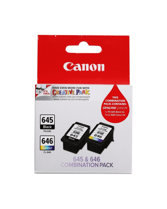 Canon PG-645 & CL-646 Ink Cartridge Combination 