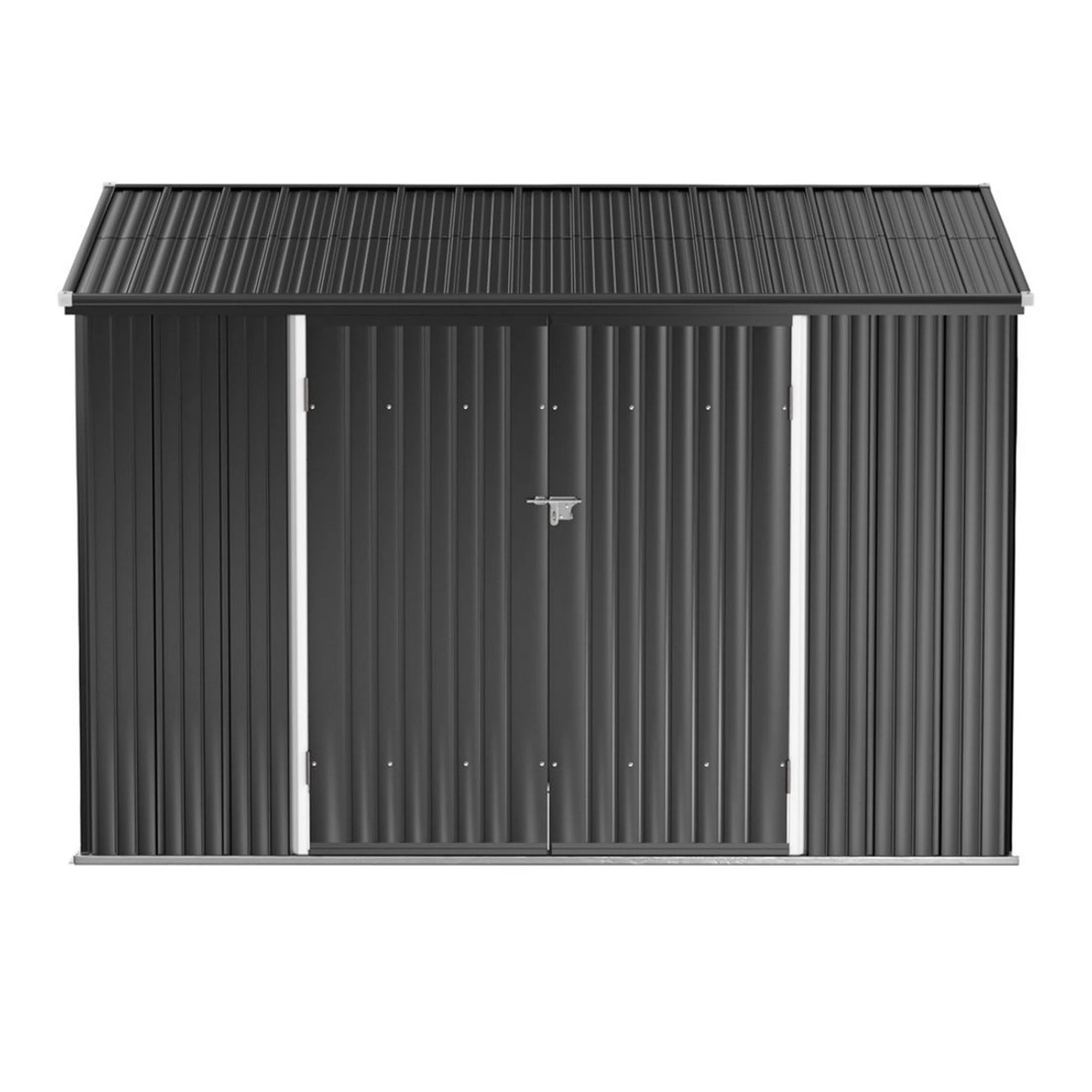 4 Giantz Garden Shed Galvanised Steel Outdoor Storage Shed Workshop House Shelter - Grey, 4 of 8