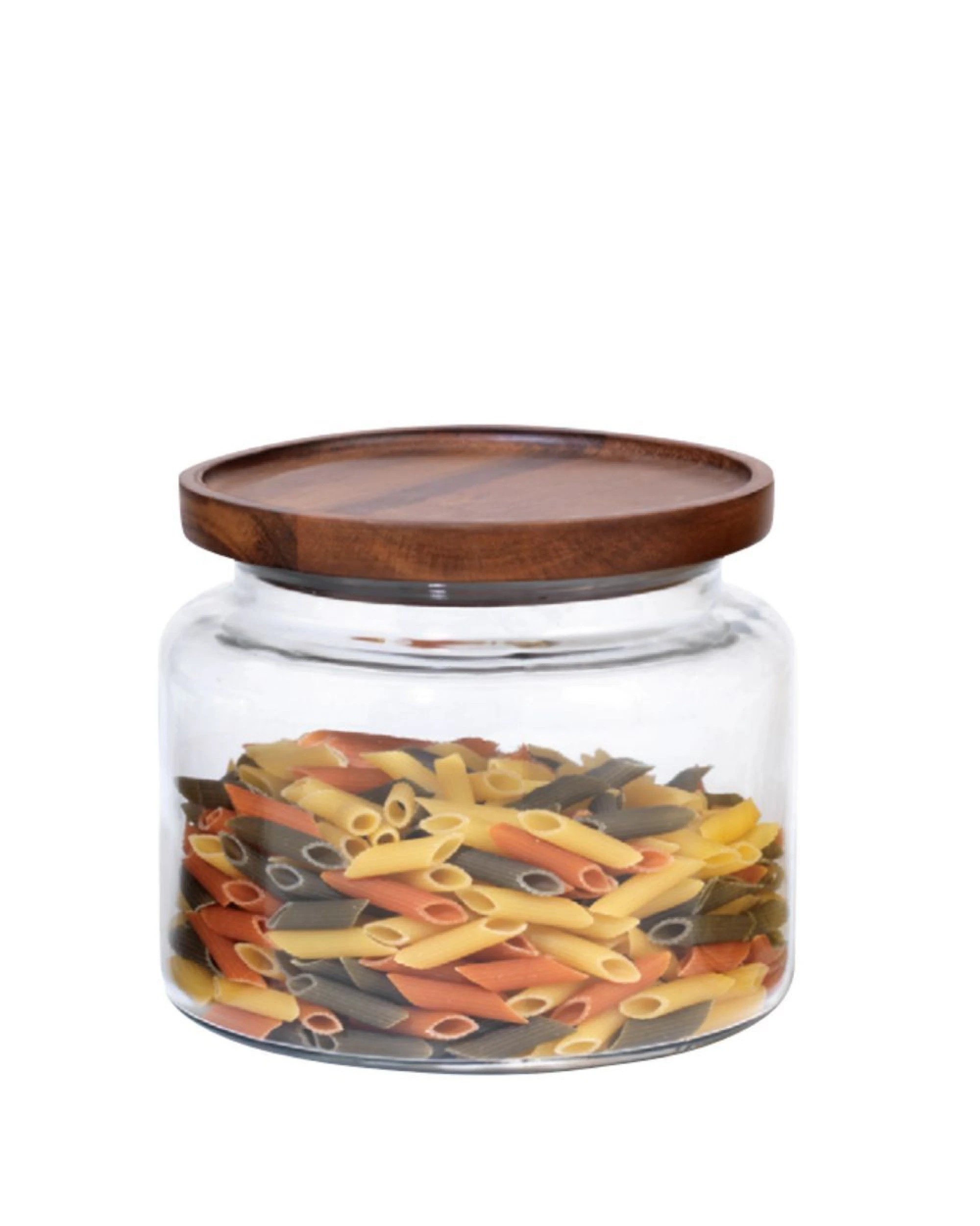 2 Anchor Hocking 1.9L Glass Jar with Acacia Sealing Lid Food Safe Storage Container Airtight, 2 of 2