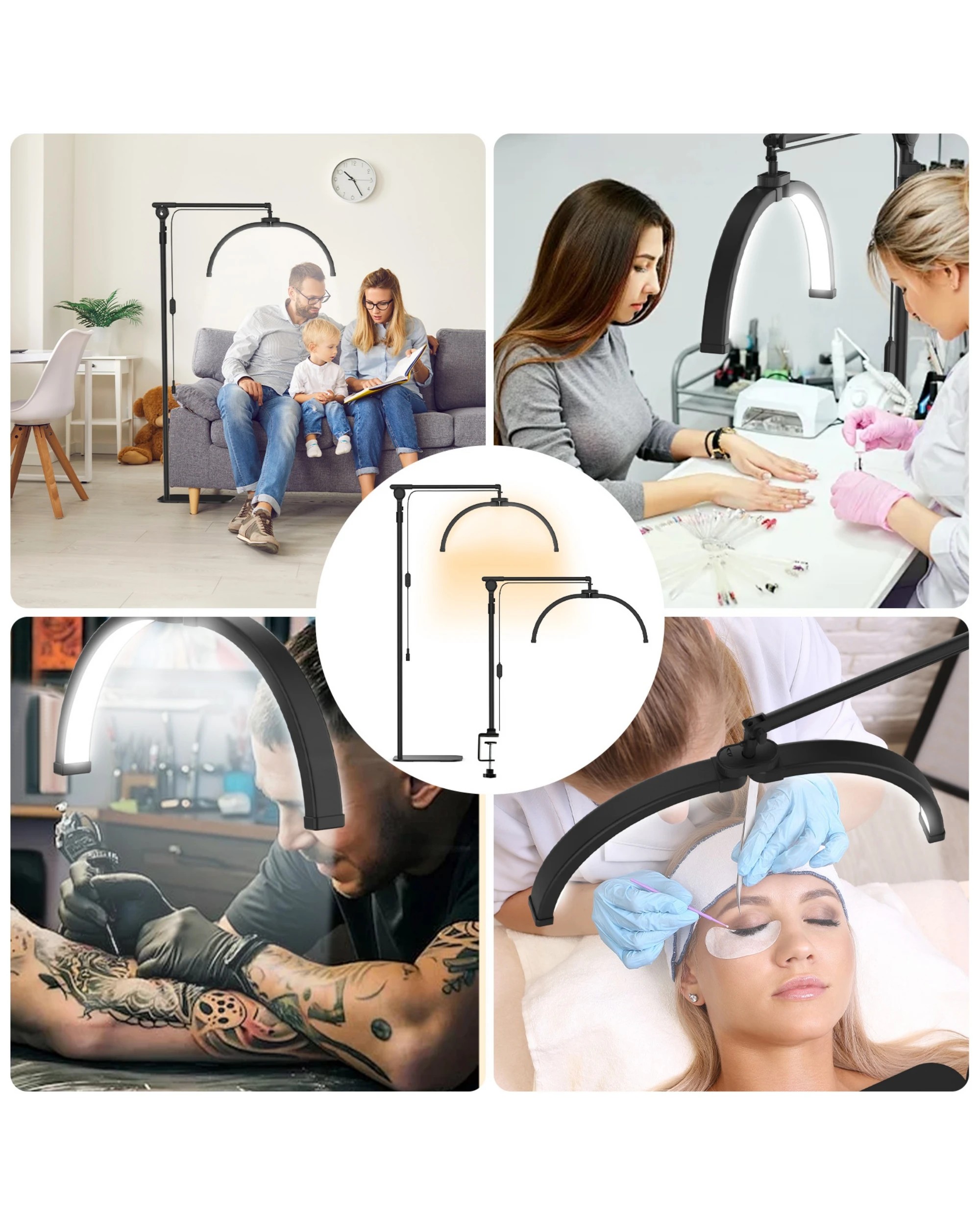 8 Advwin Lash Light Half Moon with Phone Holder, 8 of 8