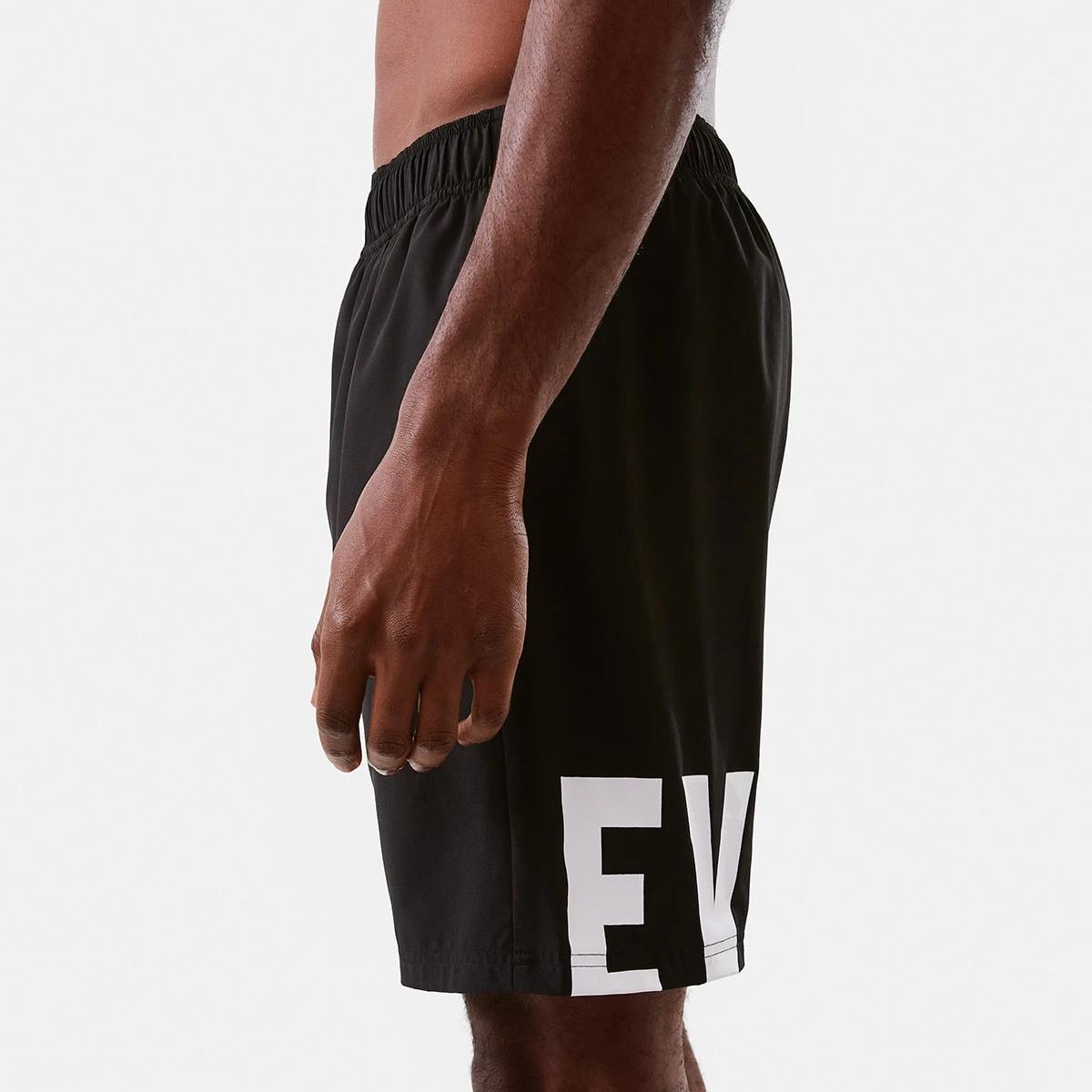 2 Everlast Mens Stretch Woven Shorts Black, 2 of 7