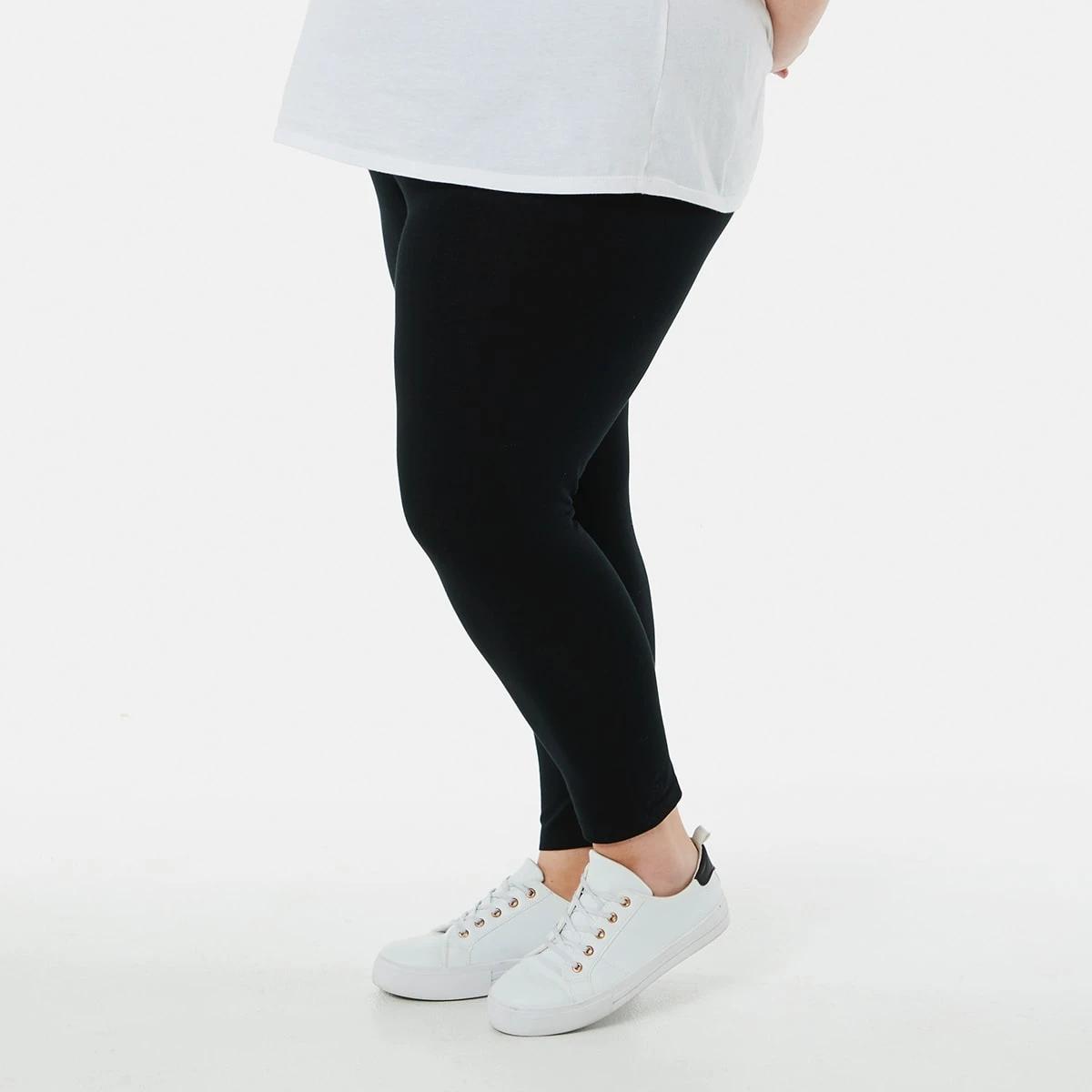 2 Curve 3/4 Length Leggings BLACK, 2 of 5