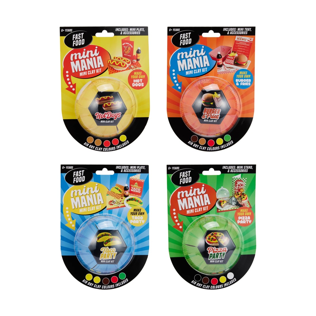 1 Mini Mania Mini Clay Kit: Fast Food - Assorted, 1 of 7