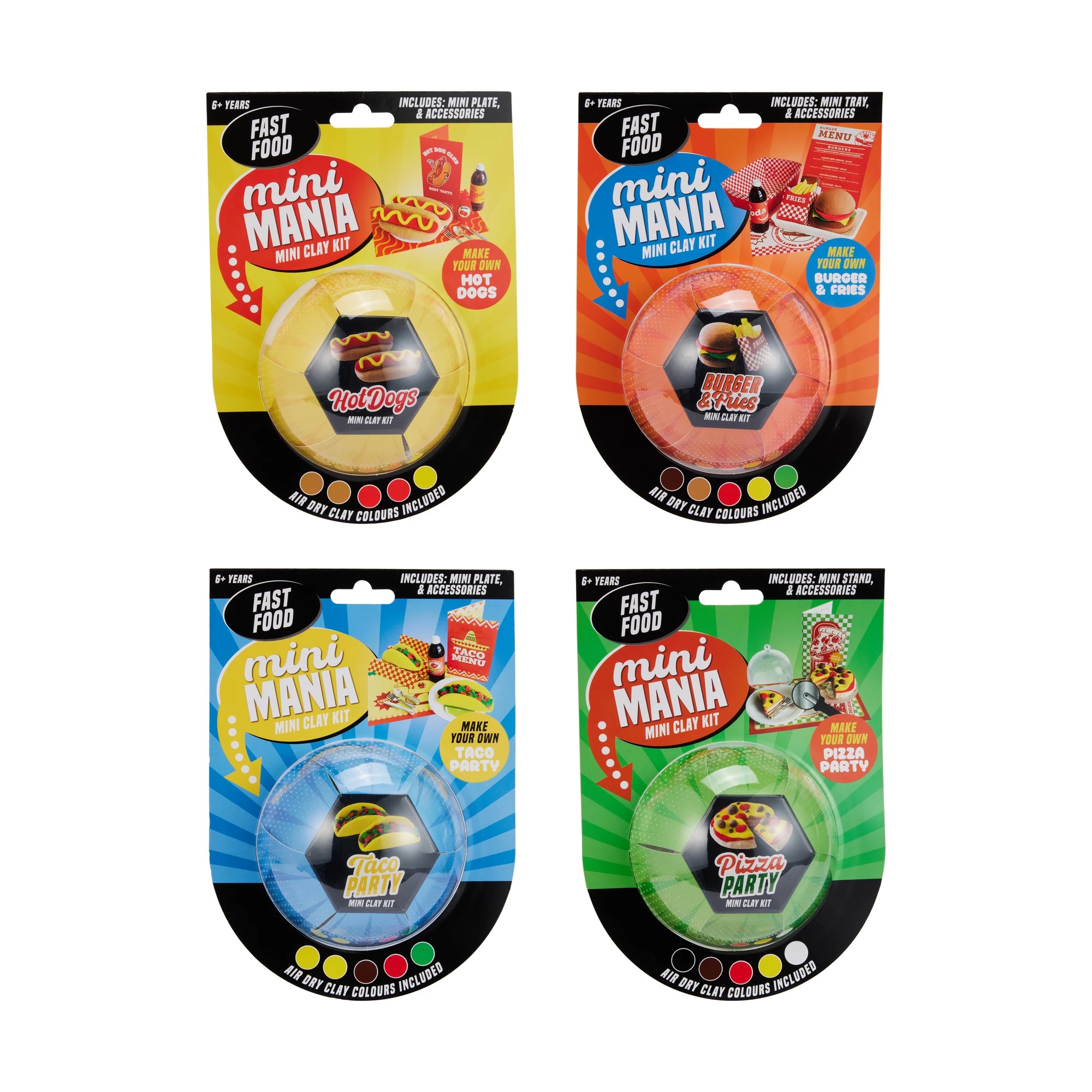 1 Mini Mania Mini Clay Kit: Fast Food - Assorted, 1 of 7