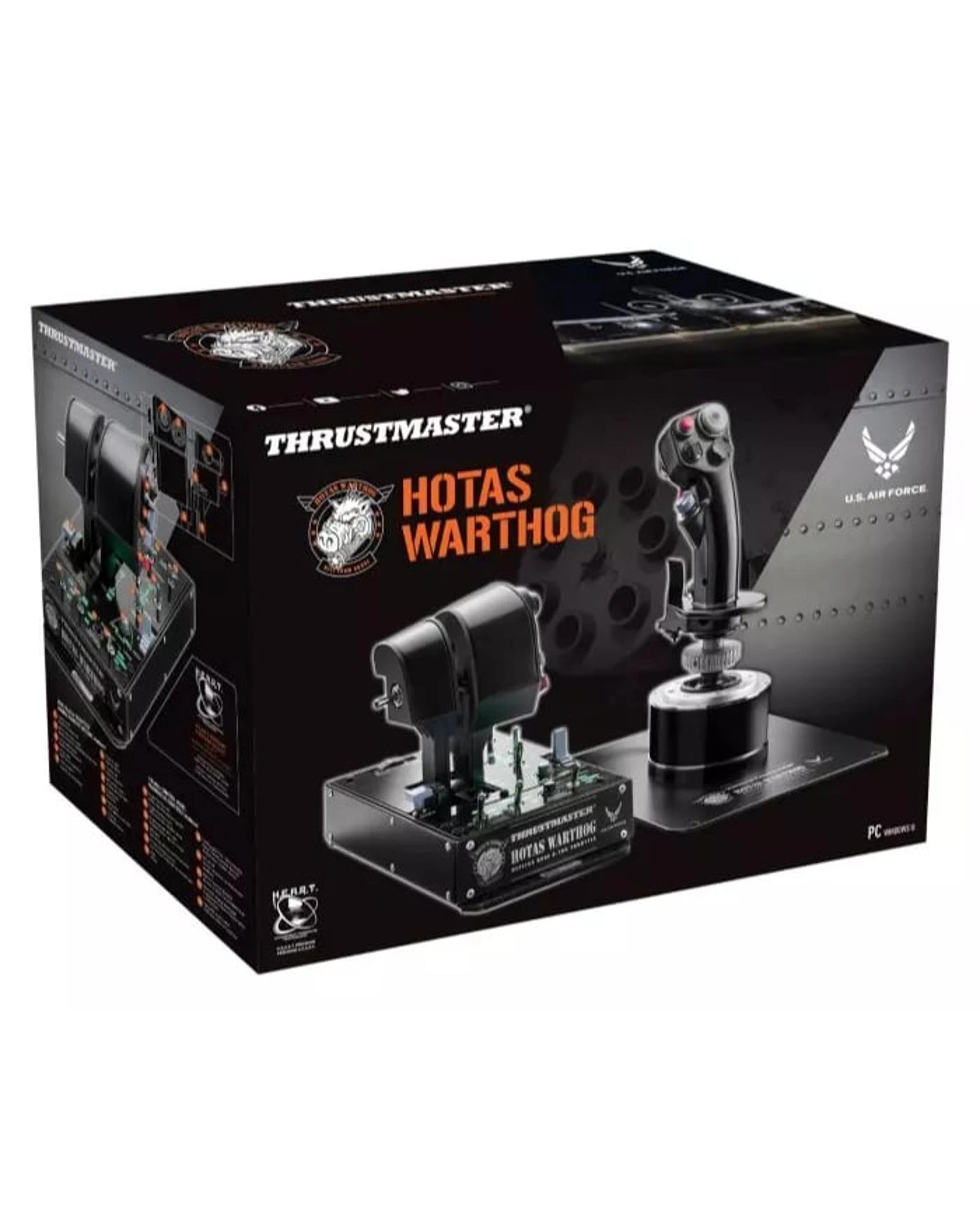 2 Thrustmaster HOTAS WARTHOG Flight Stick and Throttle for PC - Black, 2 of 3