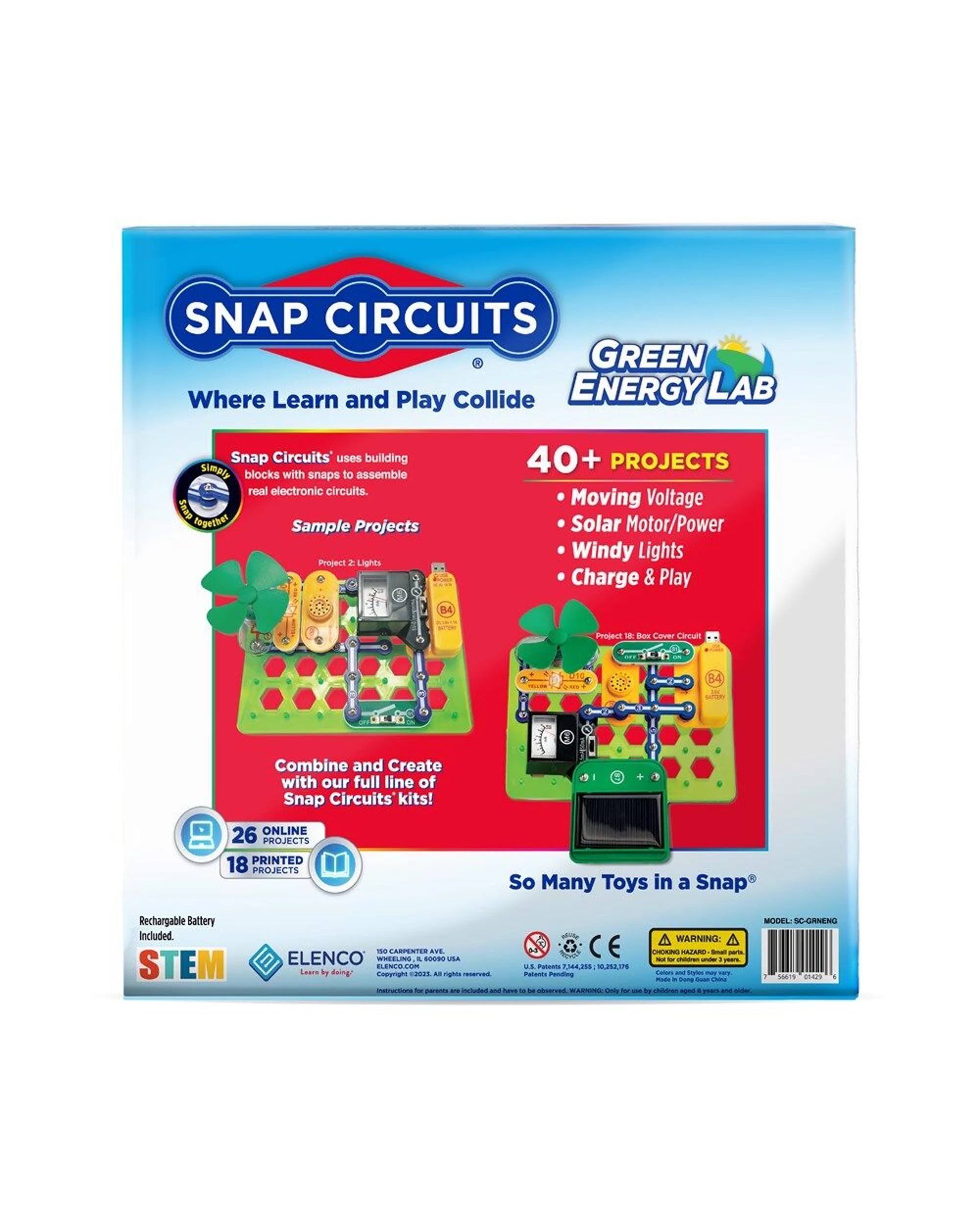2 Elenco Electronics Snap Circuits Green Energy Lab Electronic Toy Set, 2 of 4
