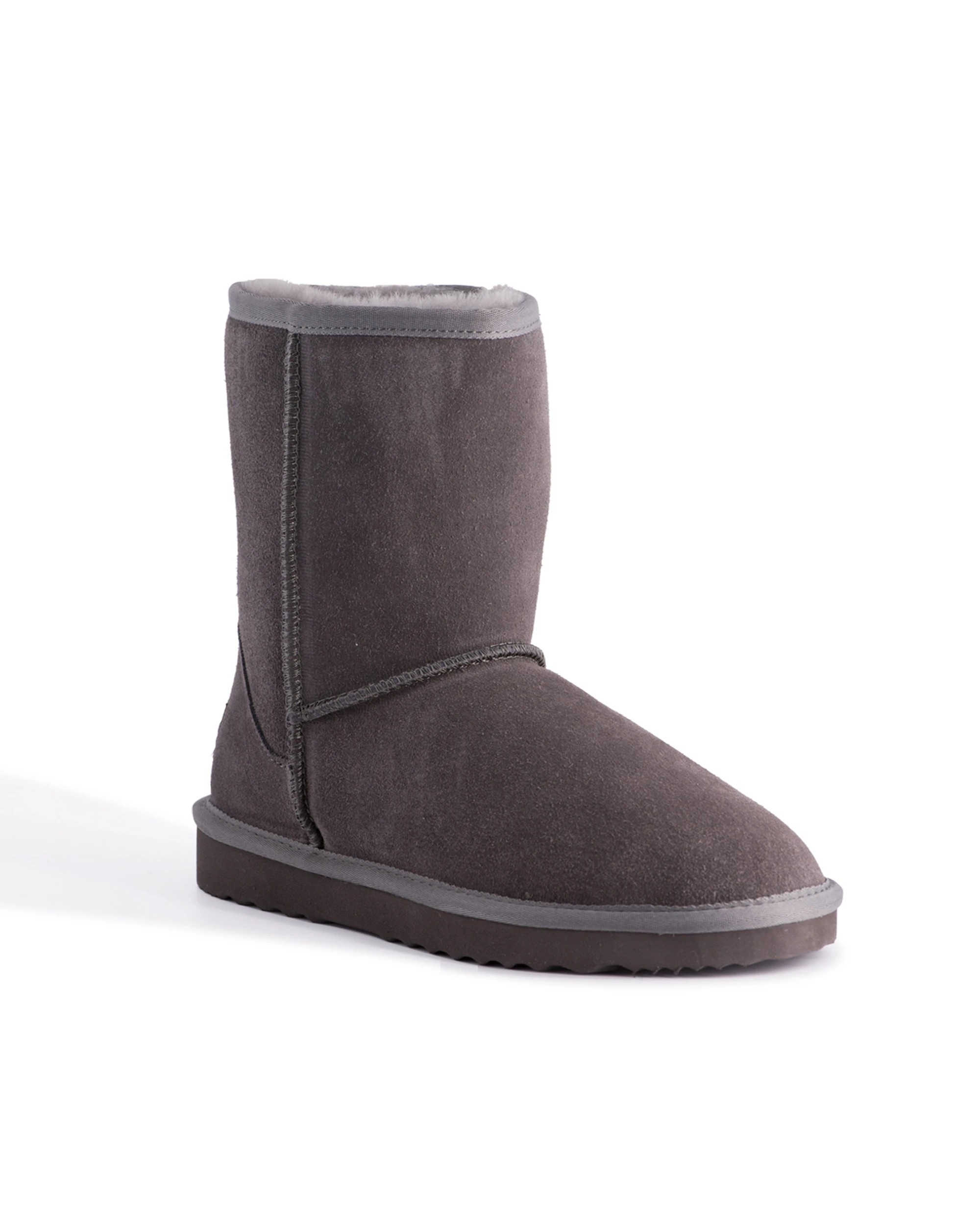 1 Aus Wooli Ugg Mid Calf Zip Up Sheepskin Boot, 1 of 6