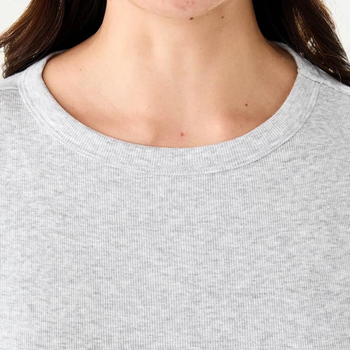 5 Rib Comfort T-shirt SILVER MARLE, 5 of 7
