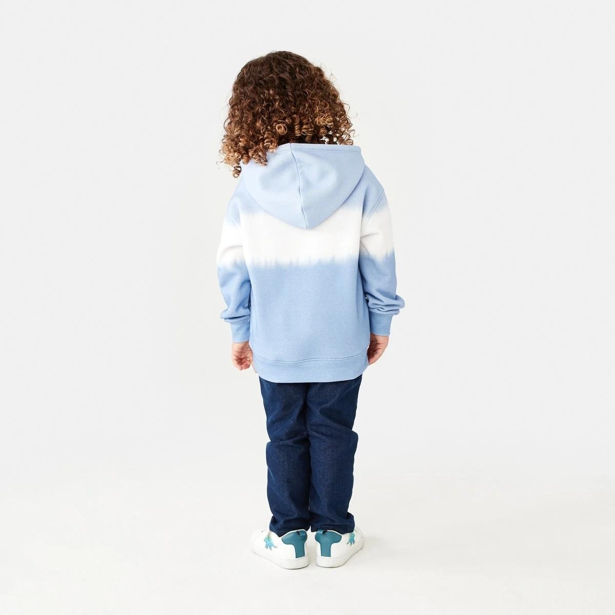 6 Print Hoodie Blu Tiedye, 6 of 8