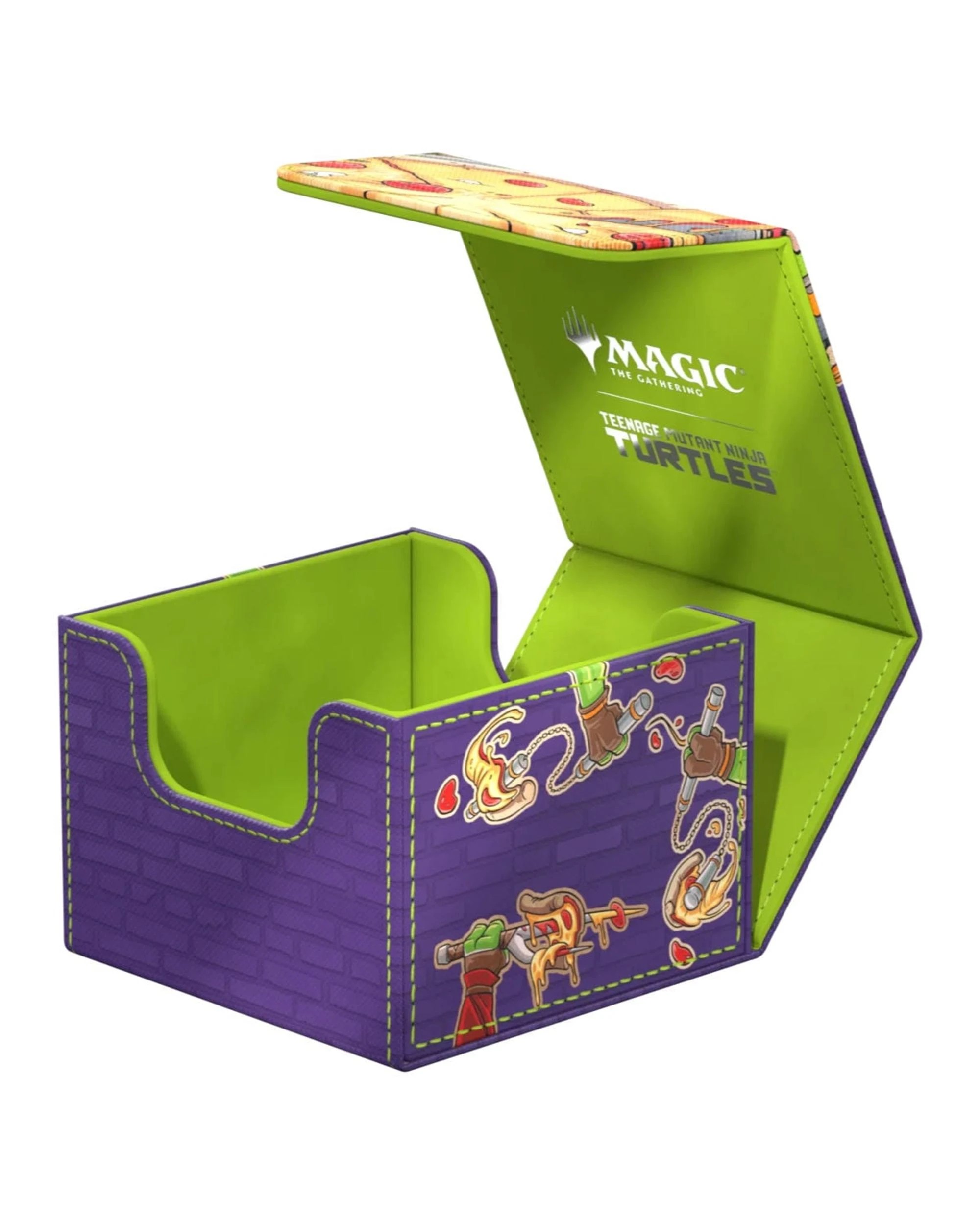 4 Ultimate Guard Magic The Gathering Teenage Mutant Ninja Turtles Sidewinder 133+ Xenoskin Pizza Box Beck Box - Purple, 4 of 10