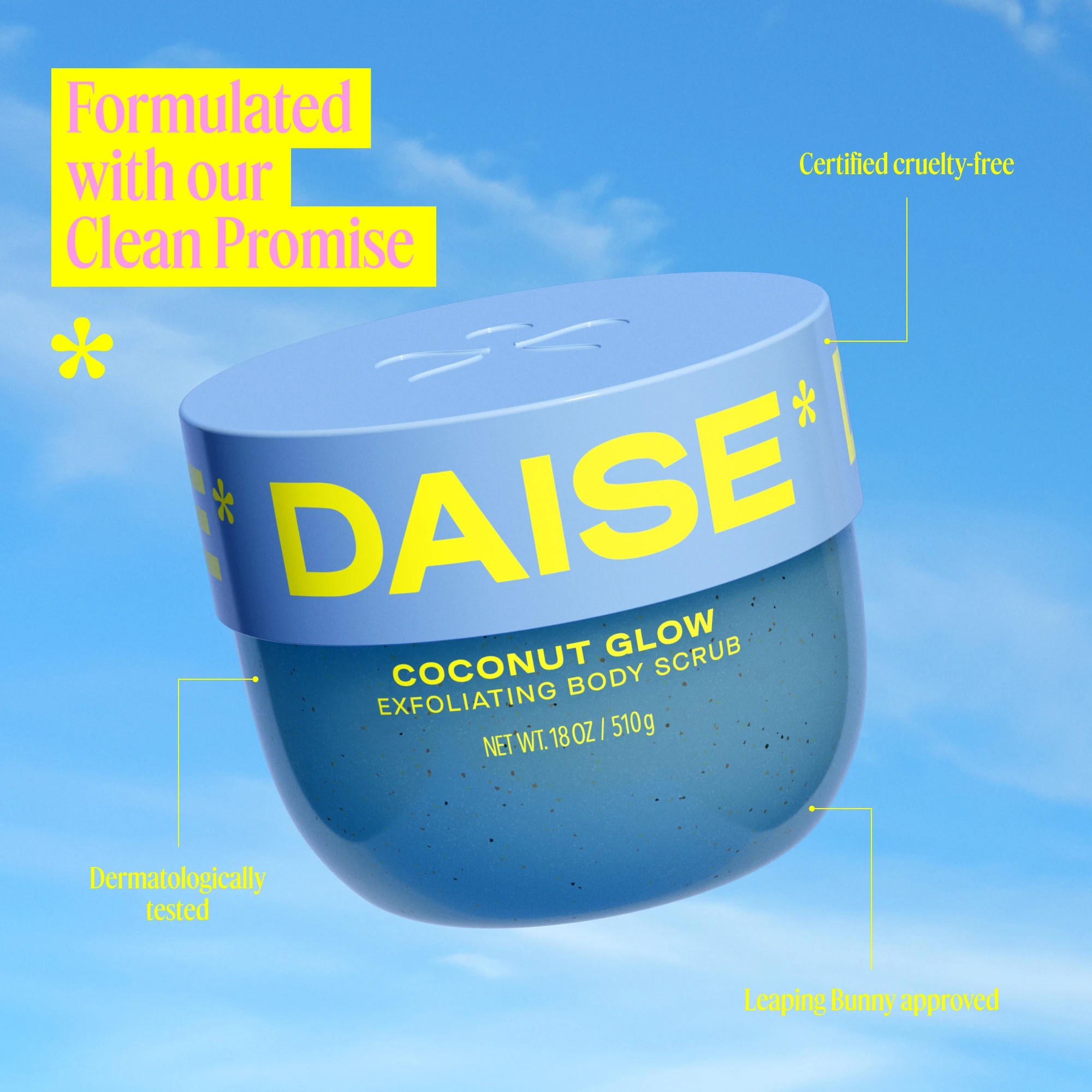 6 DAISE Exfoliating Body Scrub 510g - Coconut Glow, 6 of 9