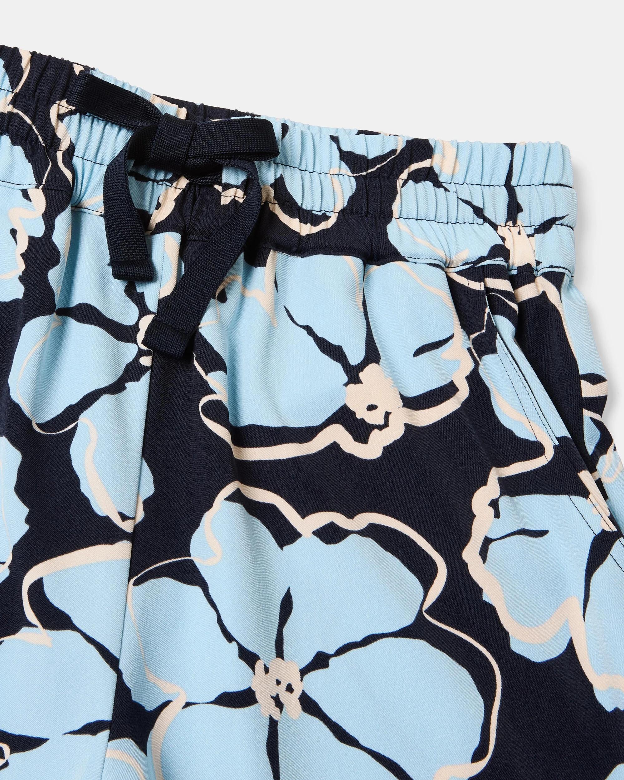 2 Workwear Print Scrub Pants Blu Flower, 2 of 2