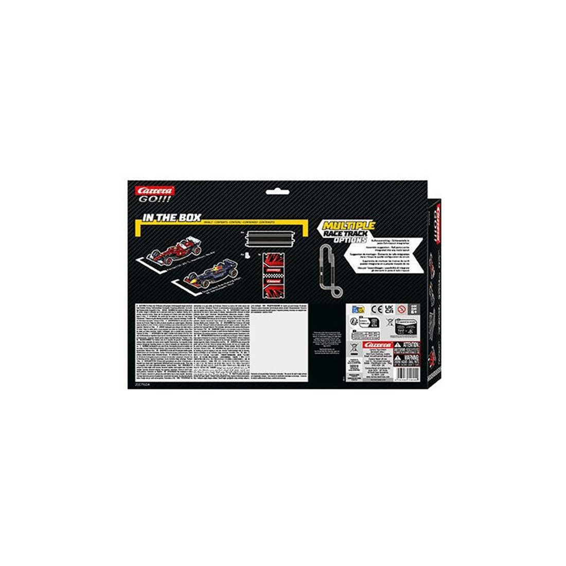 4 Carrera F1 Racer Extension Pack Racing Track Extension Slot Car Track.
 - black, 4 of 4