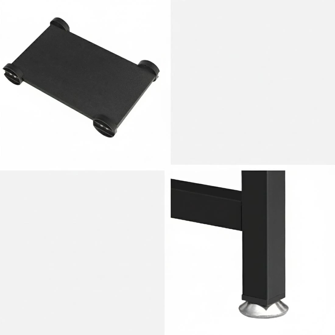 5 Artiss Computer Desk L-Shape CPU Stand  147CM - Black, 5 of 5