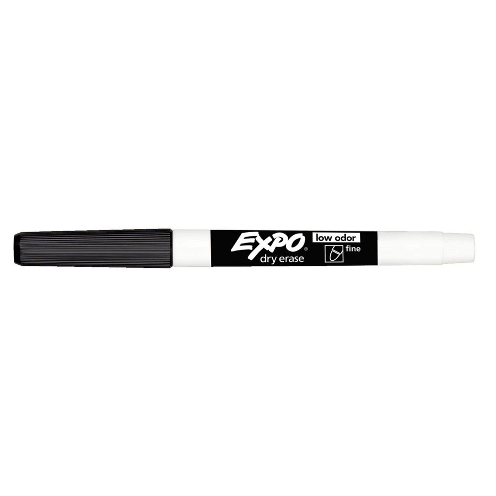 5 Expo Fine Whiteboard Marker Bullet Black 12 Pack, 5 of 6