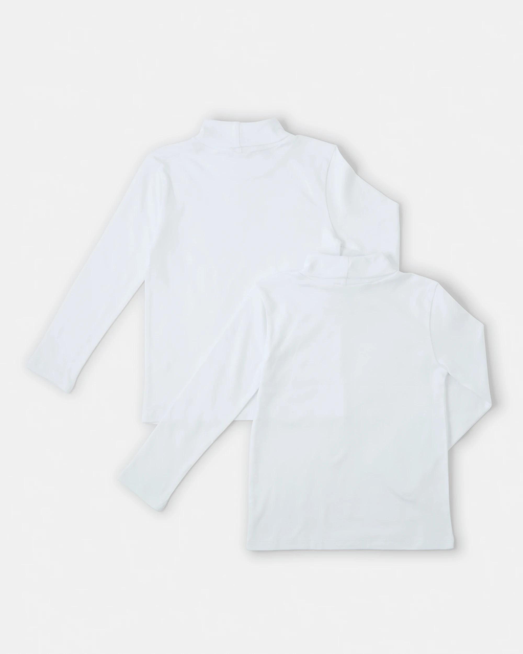 2 2 Pack Skivvy Top White, 2 of 4