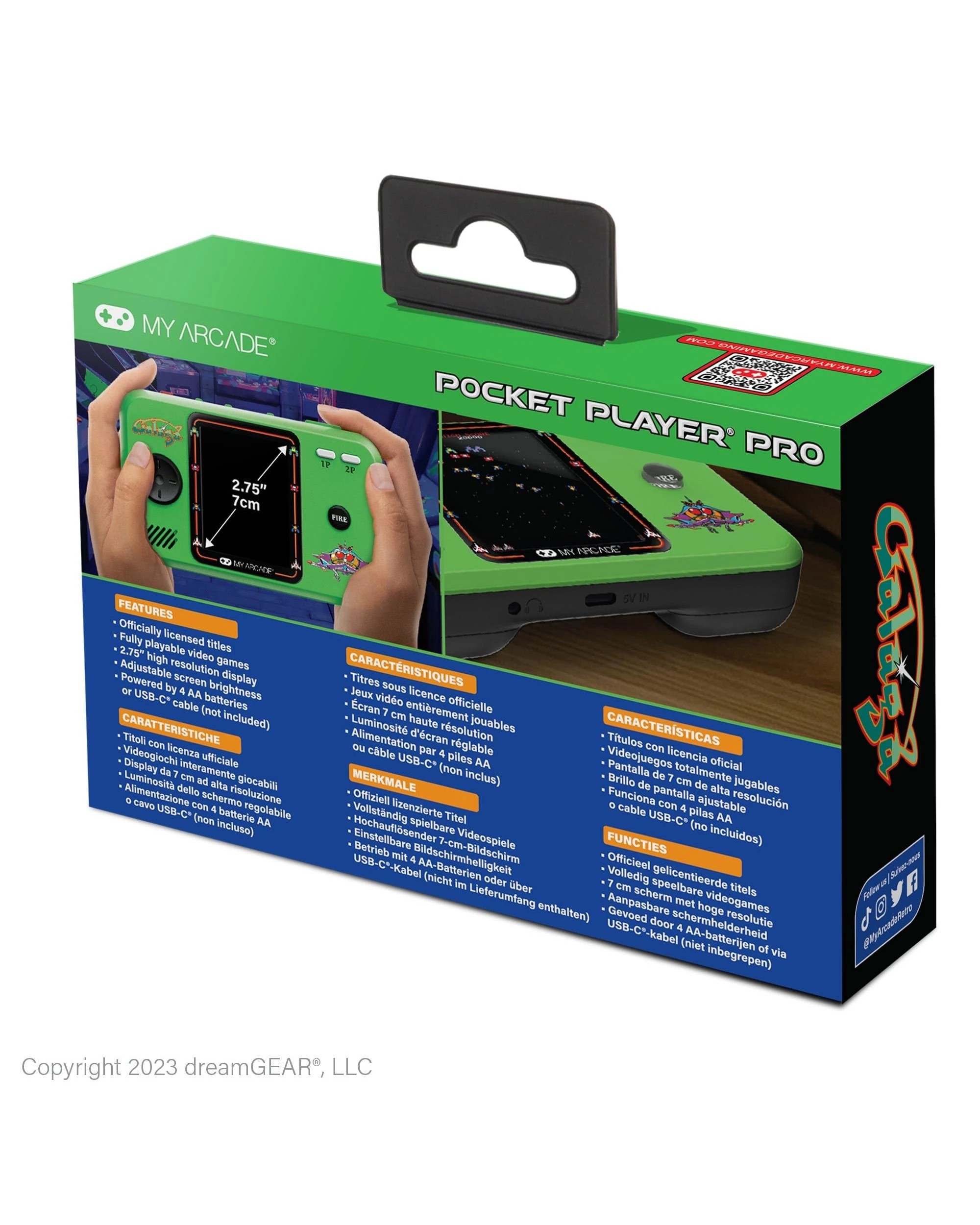 6 My Arcade Galaga Pocket Player Pro, 6 of 9