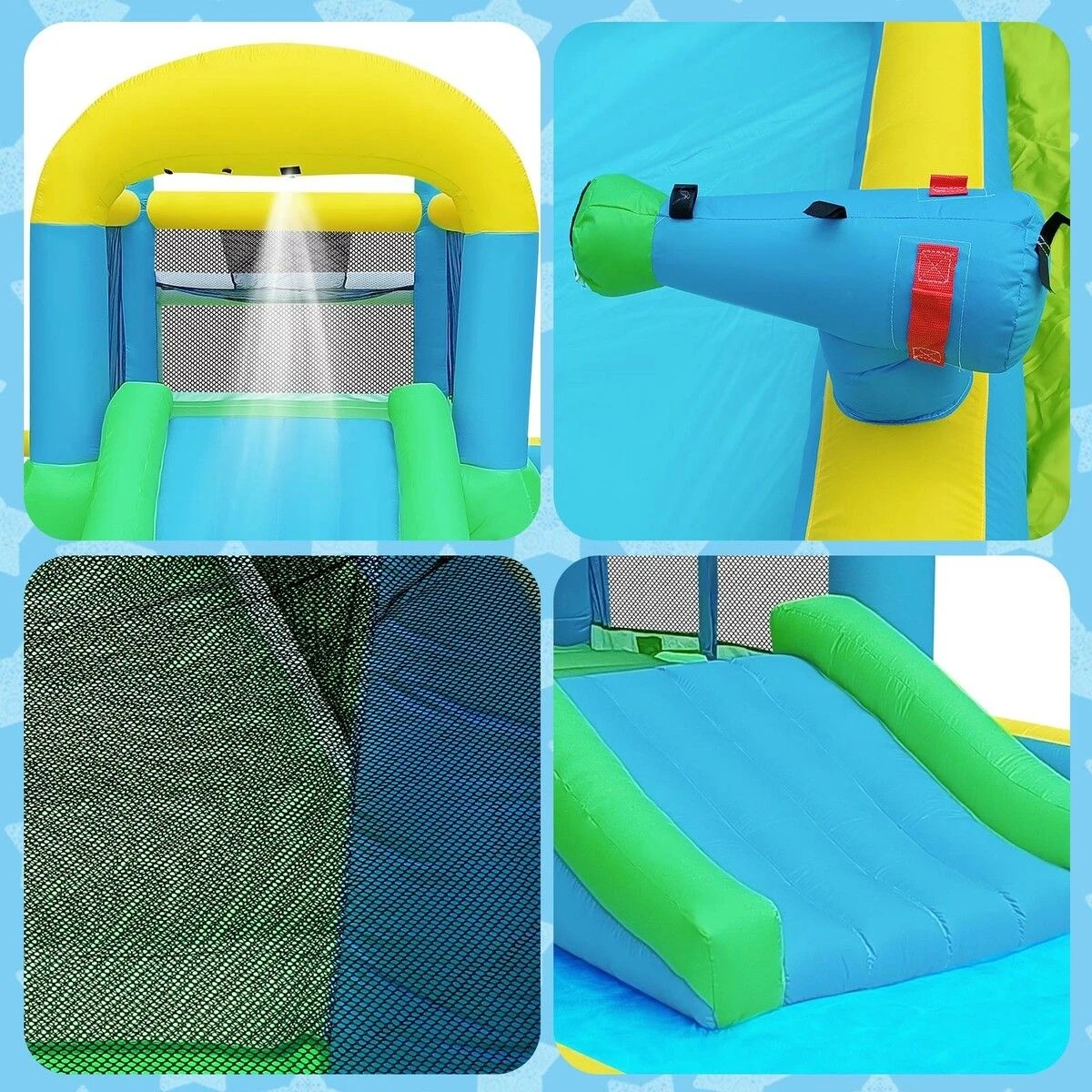 2 Kidbot Inflatable Water Park World Jumping Castle Trampoline, 2 of 6
