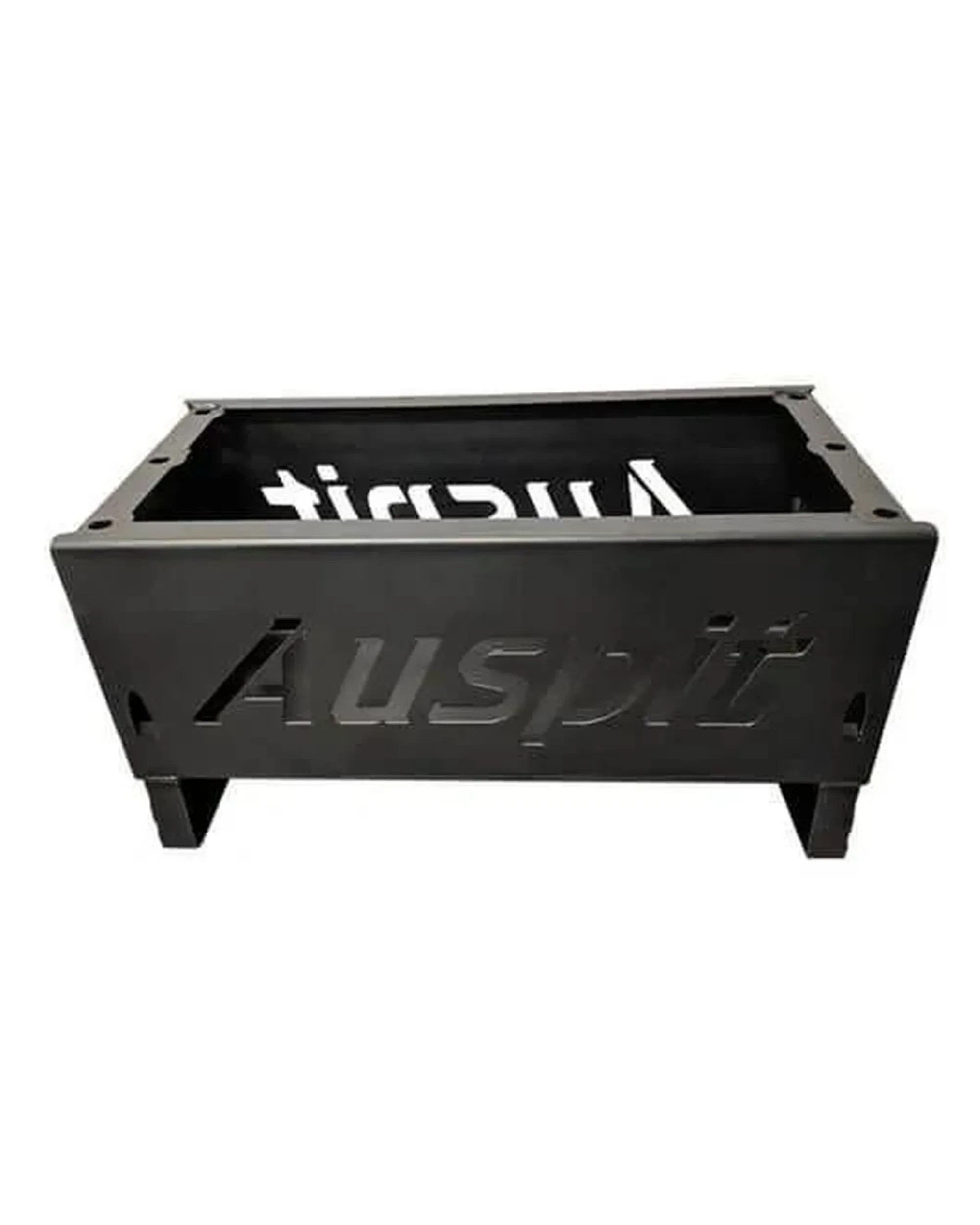 1 Auspit Rectangular Flatpack Firepit Heating Cooking Camping, 1 of 10