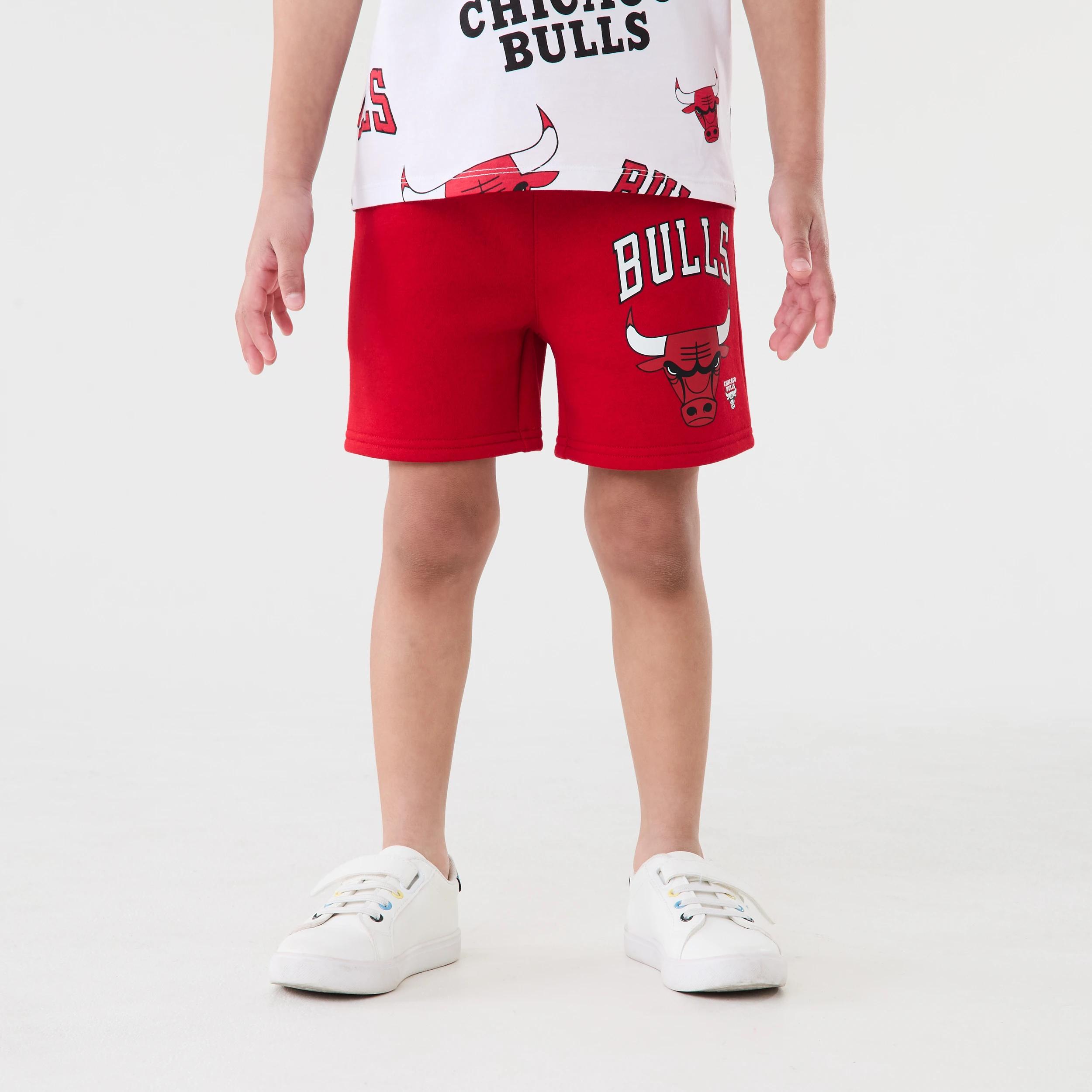 1 Official NBA Kids Mini Shorts RED BULLS, 1 of 8