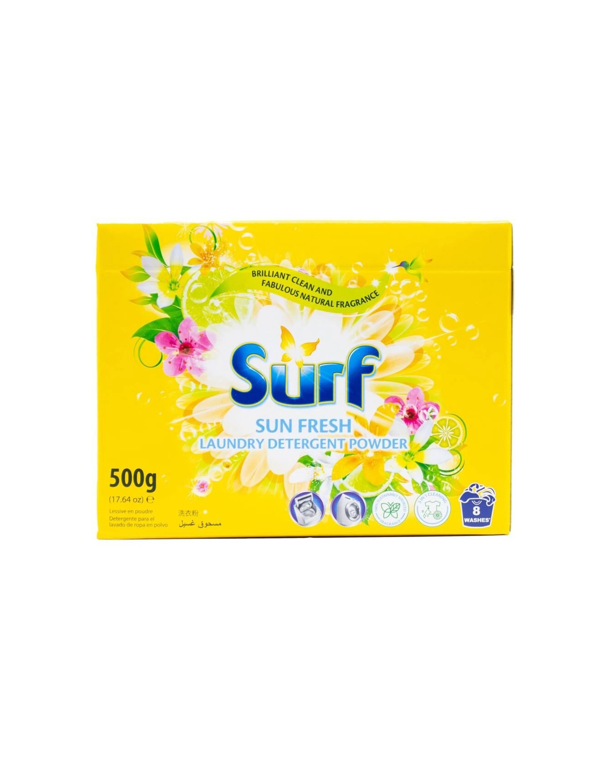 2 Surf 20PK Stain Removal Laundry Detergent Powder 500G Sun Fresh - Multi, 2 of 4