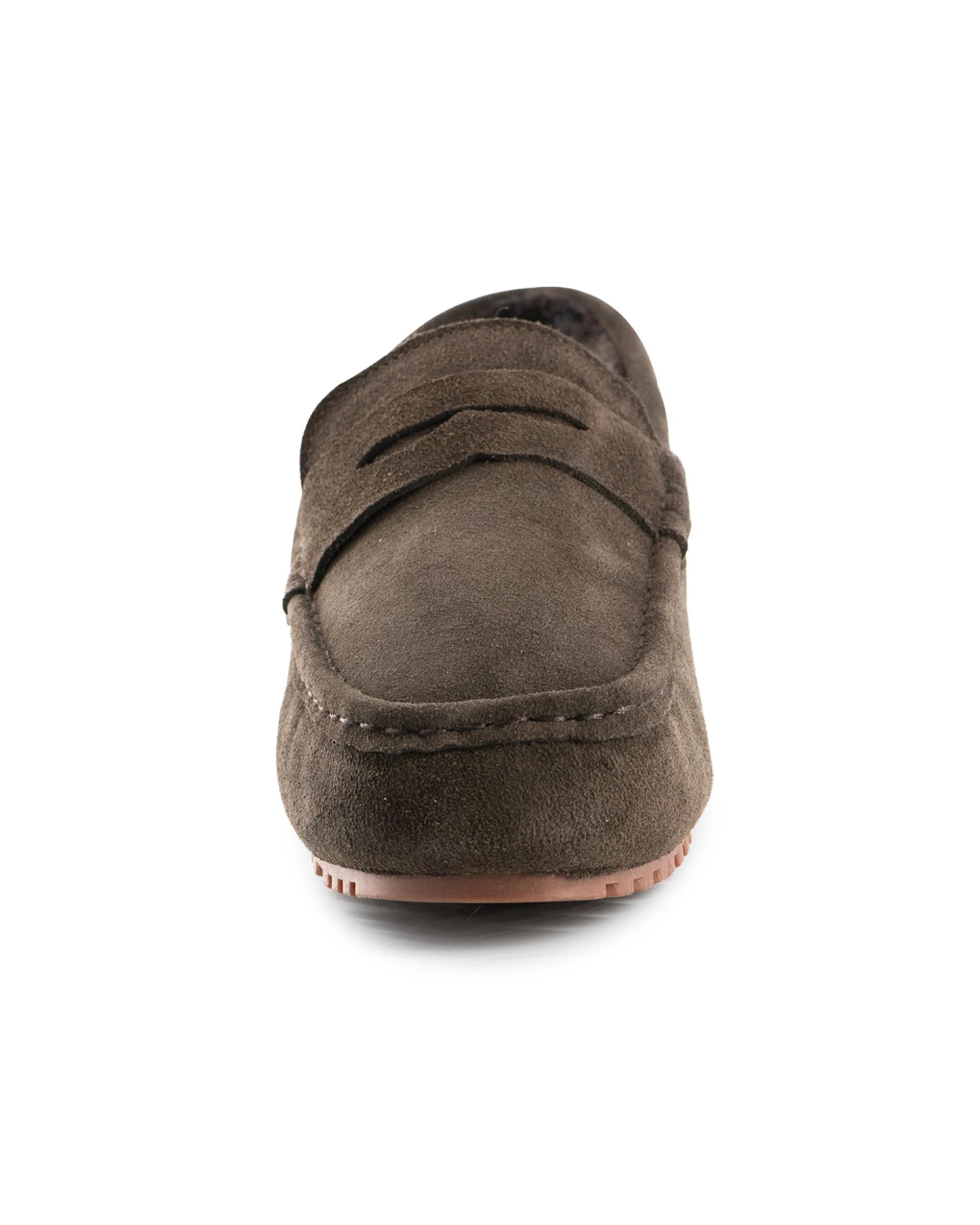 5 Aus Wooli Hand Stitched Unisex Sheepskin Moccasin - Terrigal CHOCOLATE, 5 of 5