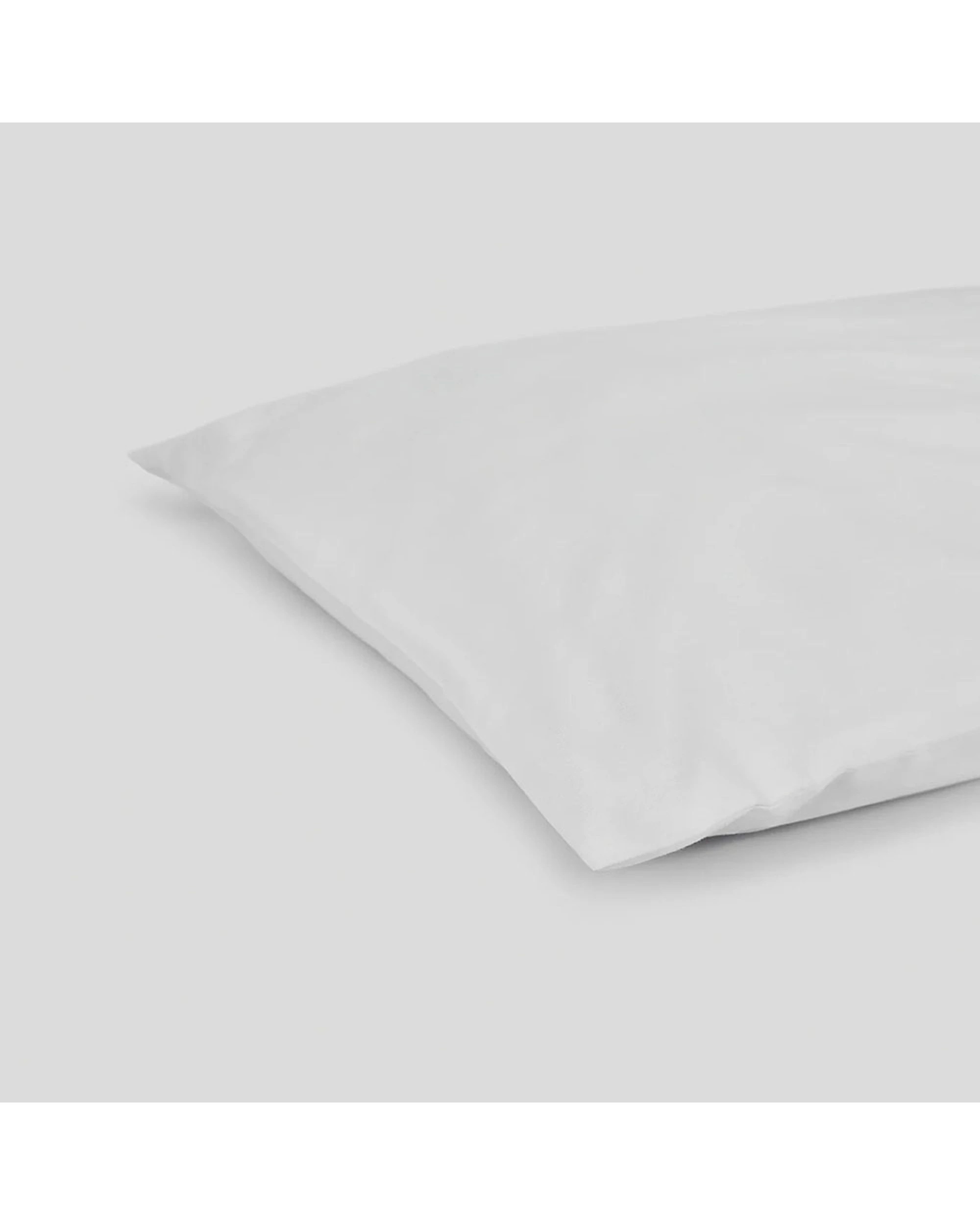 2 Bulbul Home Fitted Sheet & Pillowcase Bedding Set Snow 375TC - Double Bed - White, 2 of 5