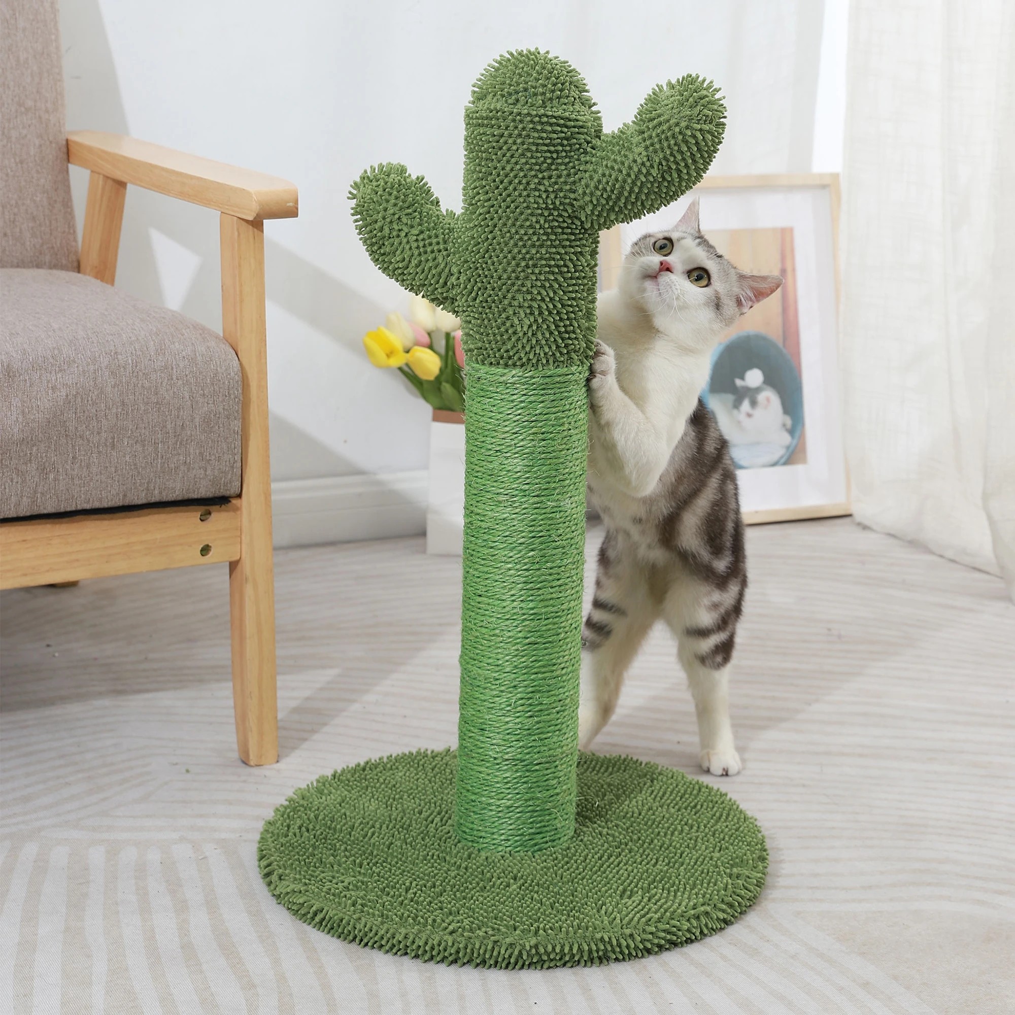 4 Cactus Cat Scratching Posts, 4 of 7